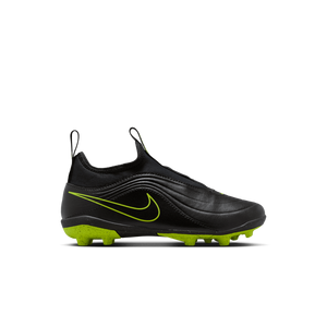 Nike Jr. Tiempo Maestro Club MG "Black/Volt" Preschool Kids' Soccer Cleat