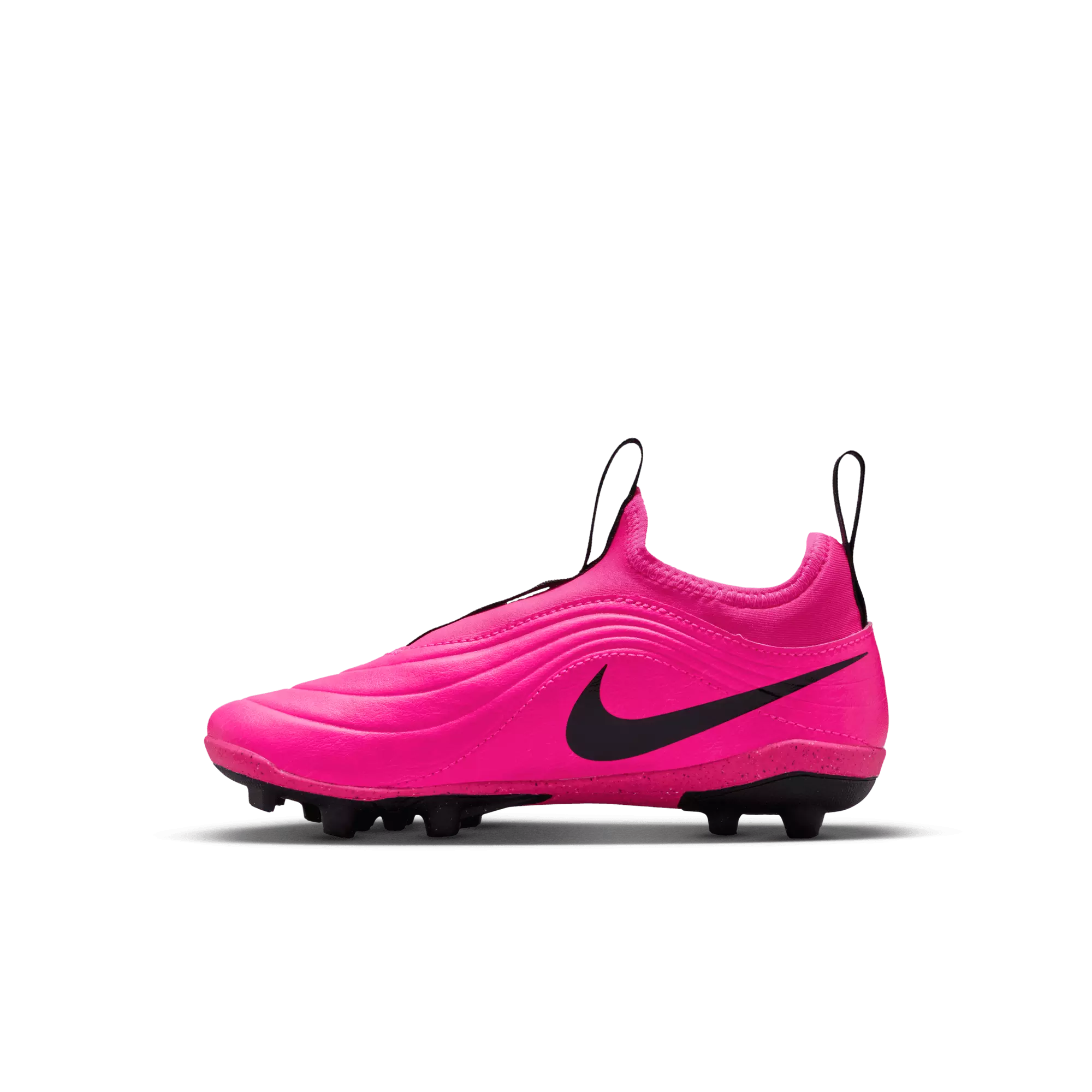 Nike Jr. Tiempo Maestro Club MG "Pink Blast/Black" Preschool Kids' Soccer Cleat - PINK/BLACK
