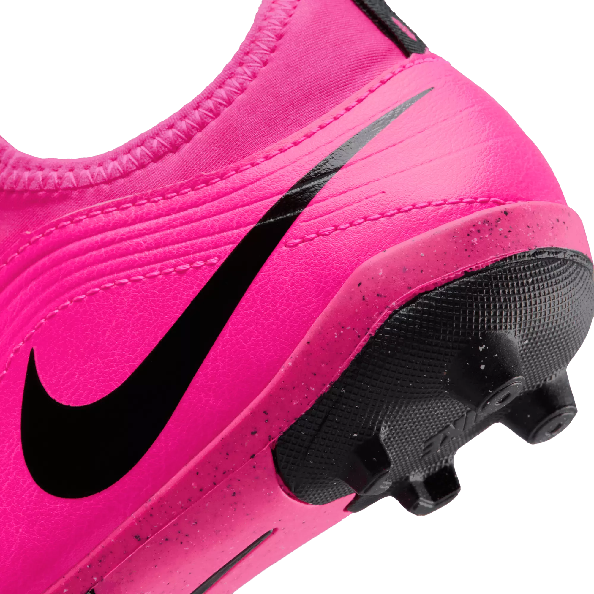 Nike Jr. Tiempo Maestro Club MG "Pink Blast/Black" Preschool Kids' Soccer Cleat - PINK/BLACK