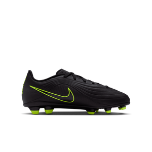 Nike Jr. Tiempo Maestro Club MG Low-Top "Black/Volt" Preschool Kids' Cleat