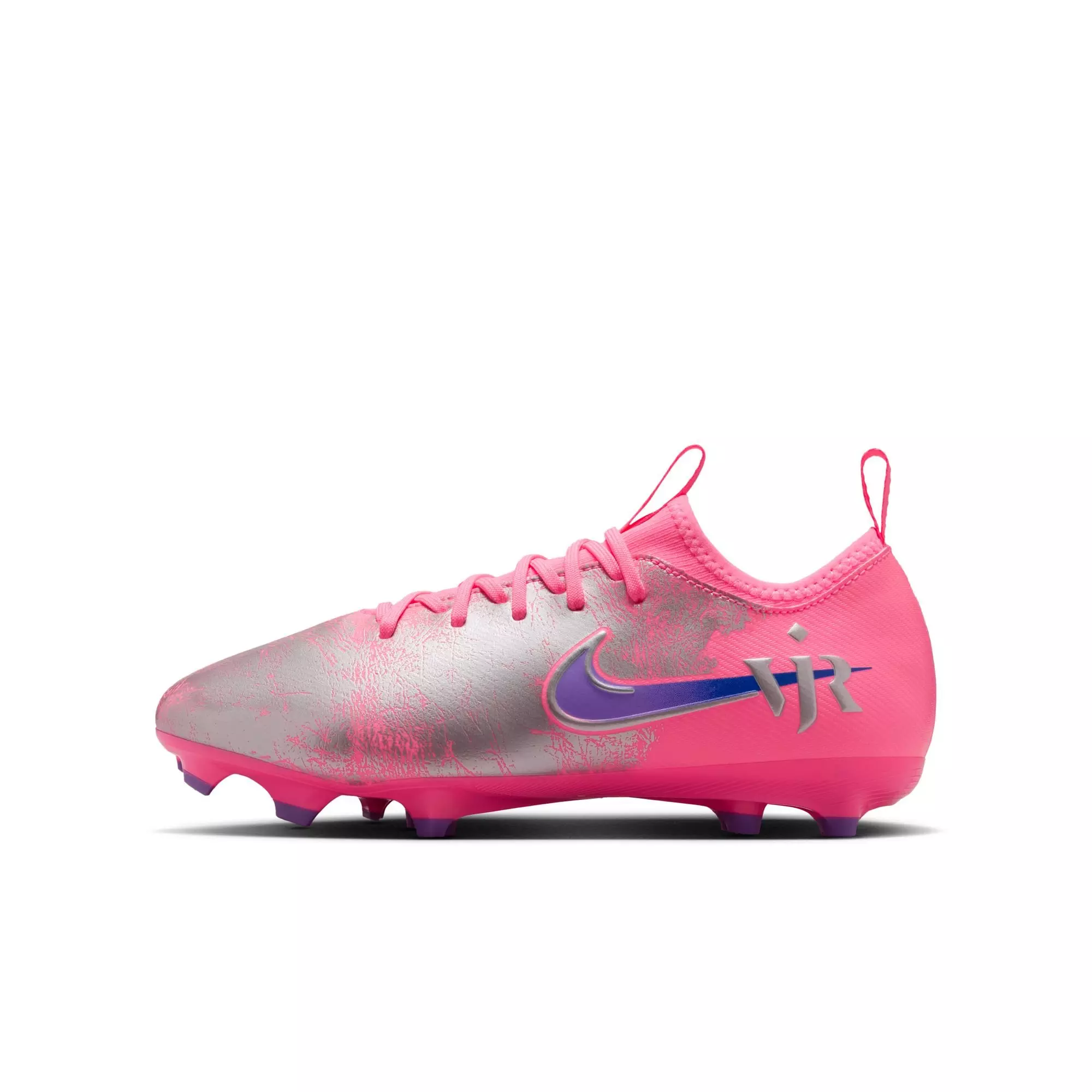 Nike Mercurial Vapor 16 Academy "Vini Jr." Grade School Kids' Soccer Cleat - SUNSET PULSE/OLD ROYAL