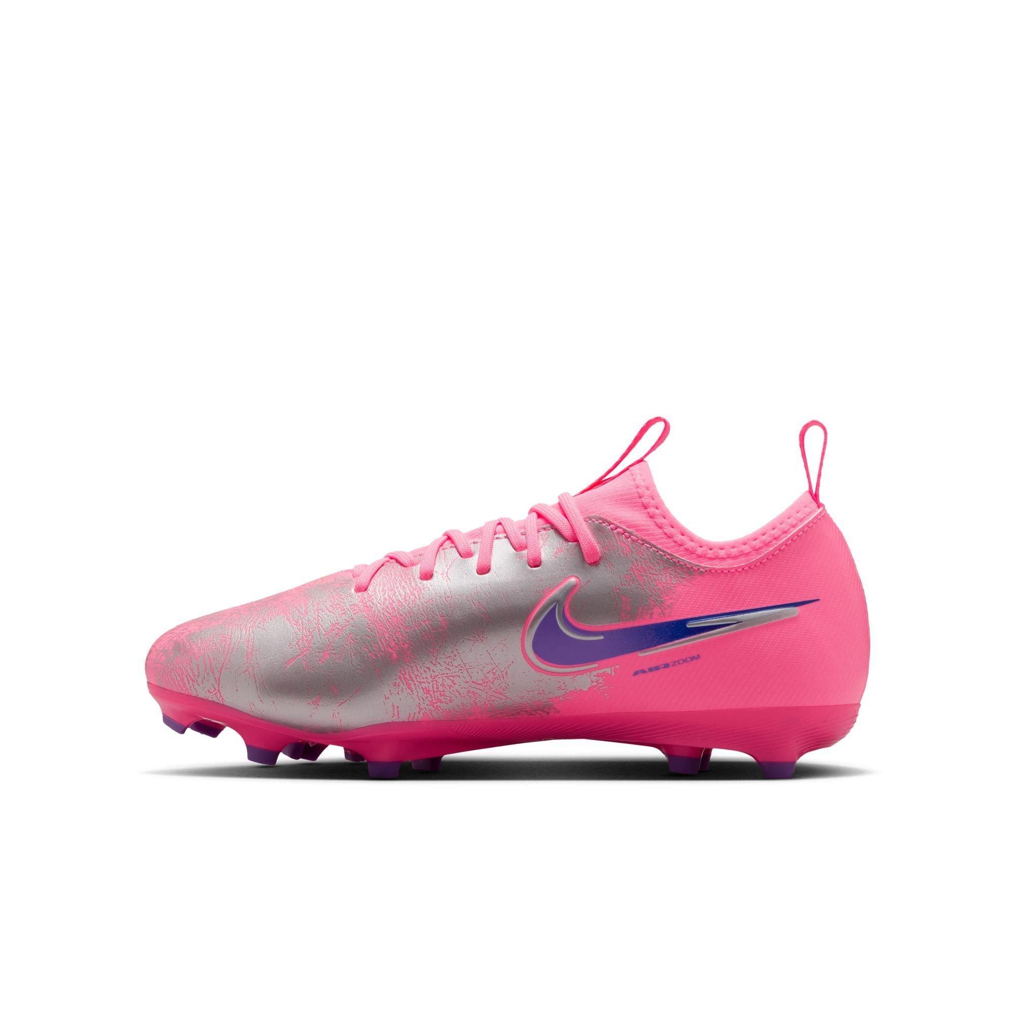 Nike Mercurial Vapor 16 Academy "Vini Jr." Grade School Kids' Soccer Cleat - SUNSET PULSE/OLD ROYAL Thumbnail View 9