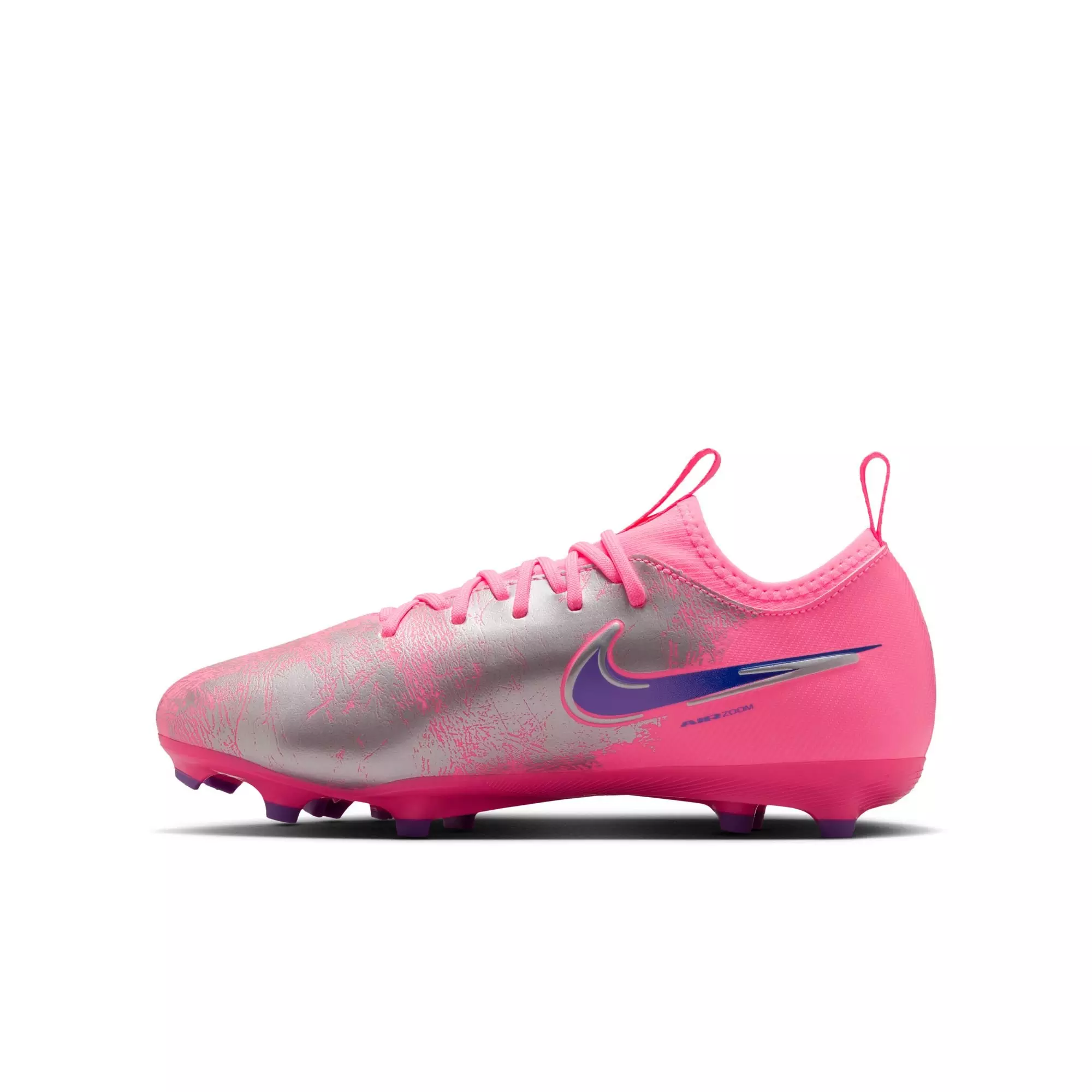 Nike Mercurial Vapor 16 Academy "Vini Jr." Grade School Kids' Soccer Cleat - SUNSET PULSE/OLD ROYAL