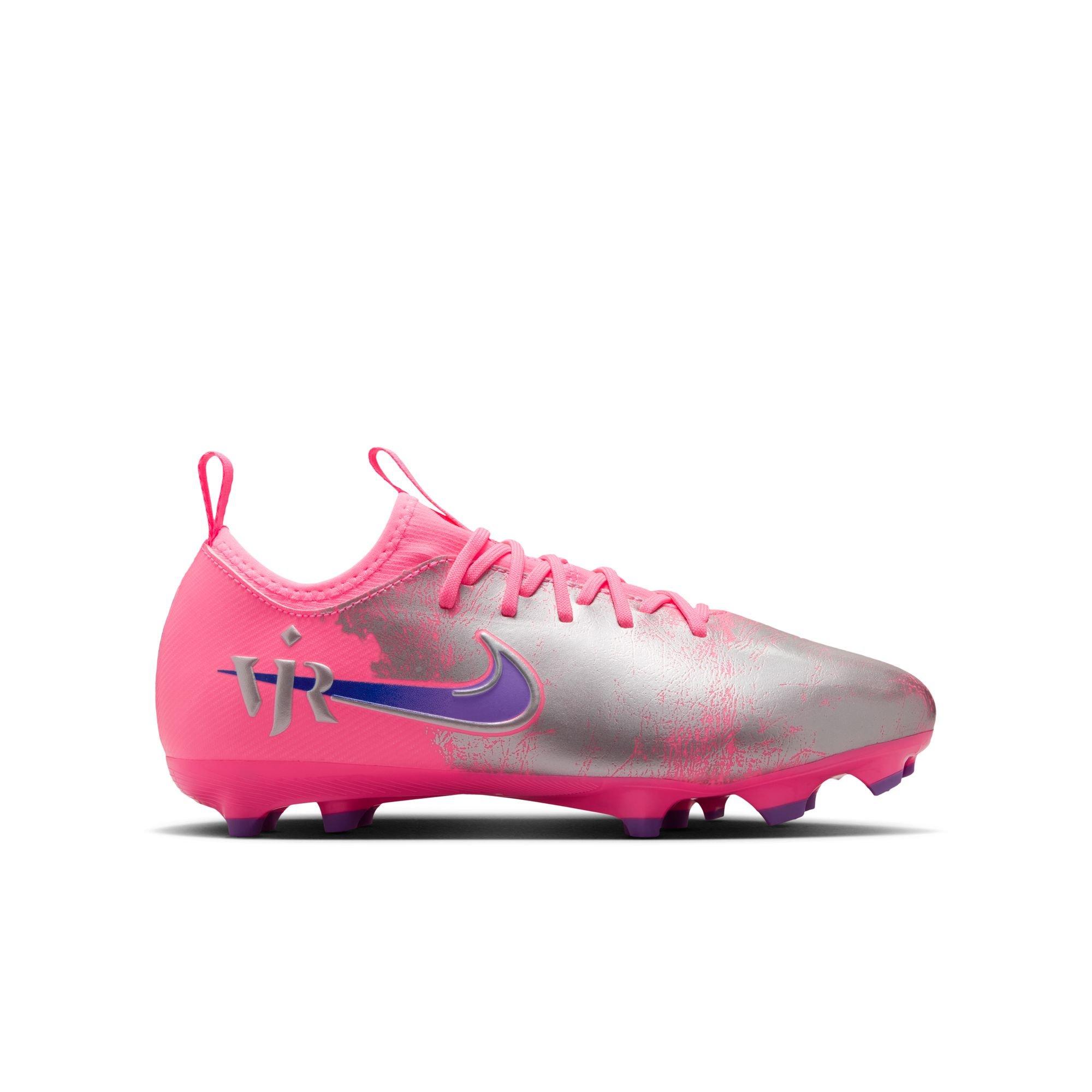 Nike Mercurial Vapor 16 Academy "Vini Jr." Grade School Kids' Soccer Cleat - SUNSET PULSE/OLD ROYAL Thumbnail View 2