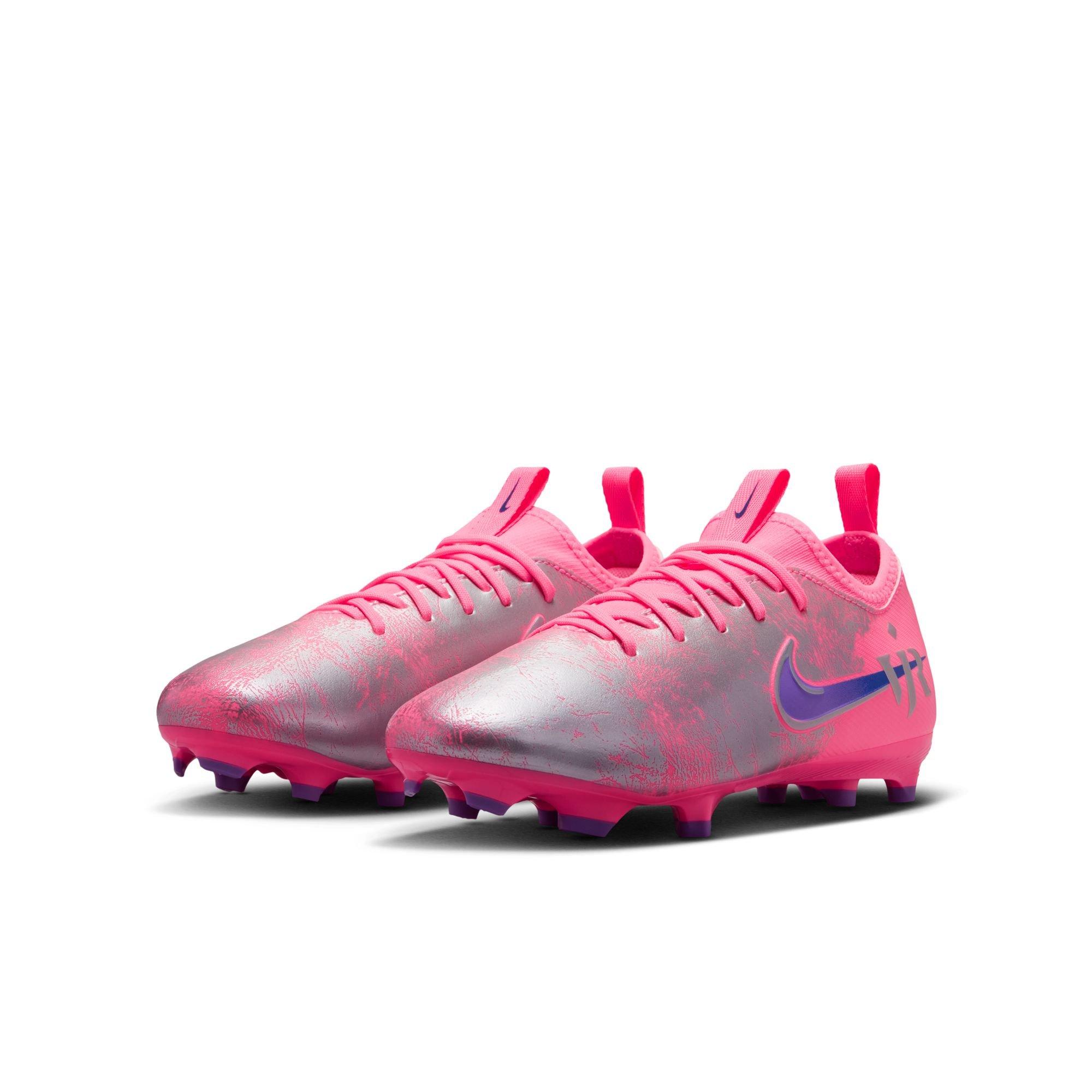 Nike Mercurial Vapor 16 Academy "Vini Jr." Grade School Kids' Soccer Cleat - SUNSET PULSE/OLD ROYAL Thumbnail View 4