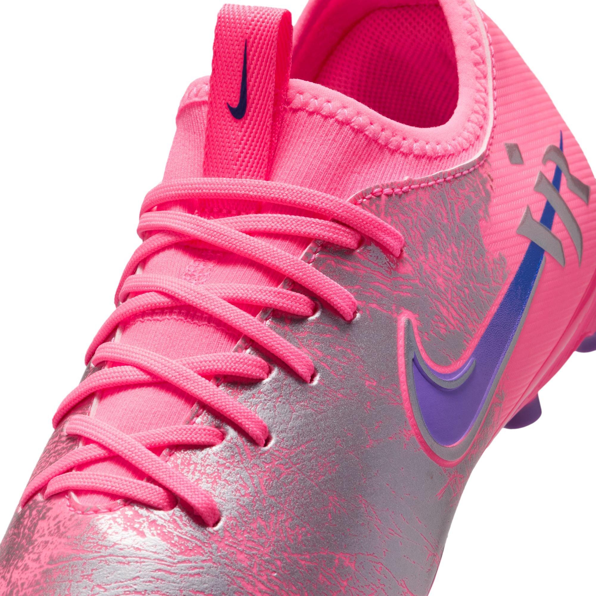 Nike Mercurial Vapor 16 Academy "Vini Jr." Grade School Kids' Soccer Cleat - SUNSET PULSE/OLD ROYAL Thumbnail View 5