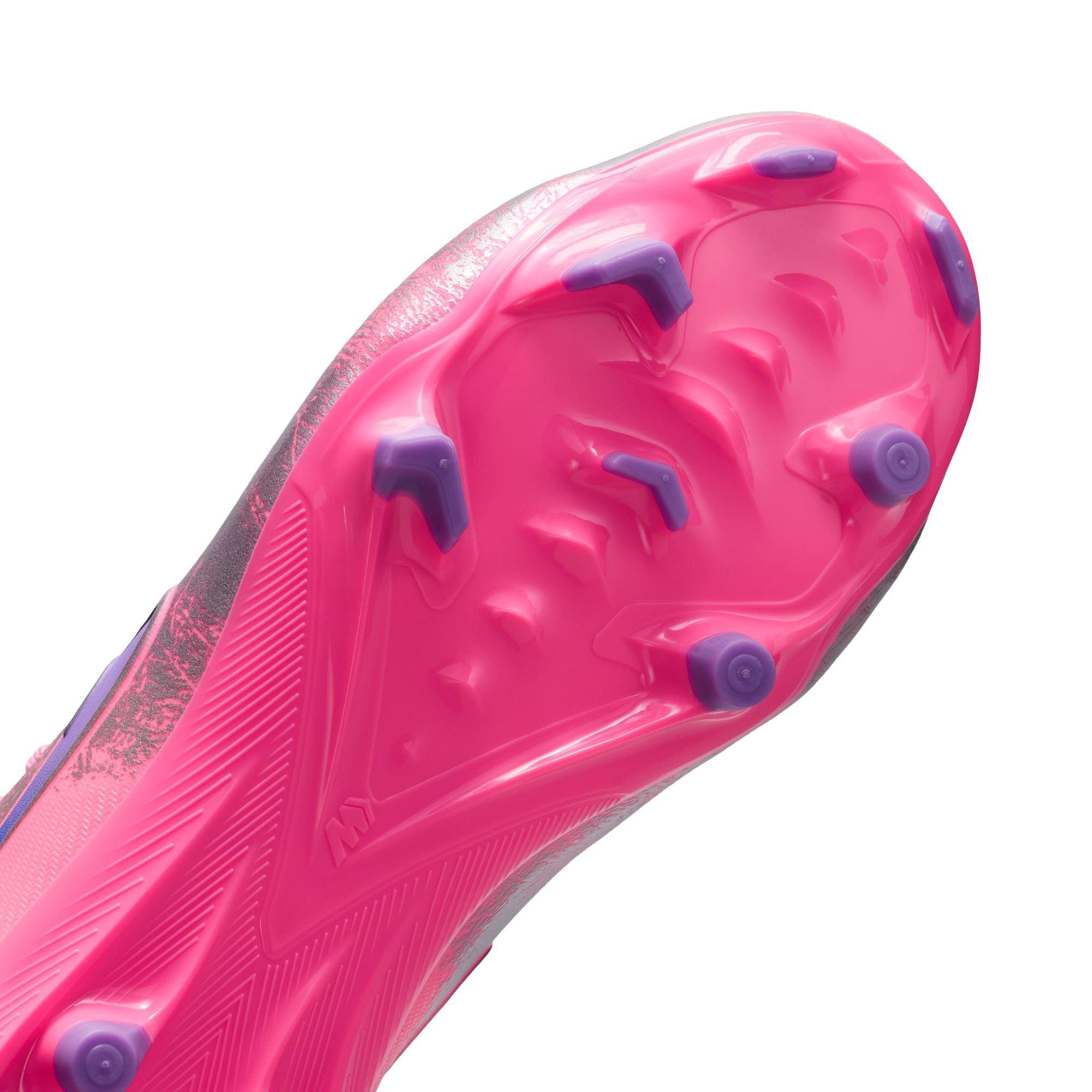 Nike Mercurial Vapor 16 Academy "Vini Jr." Grade School Kids' Soccer Cleat - SUNSET PULSE/OLD ROYAL Thumbnail View 7