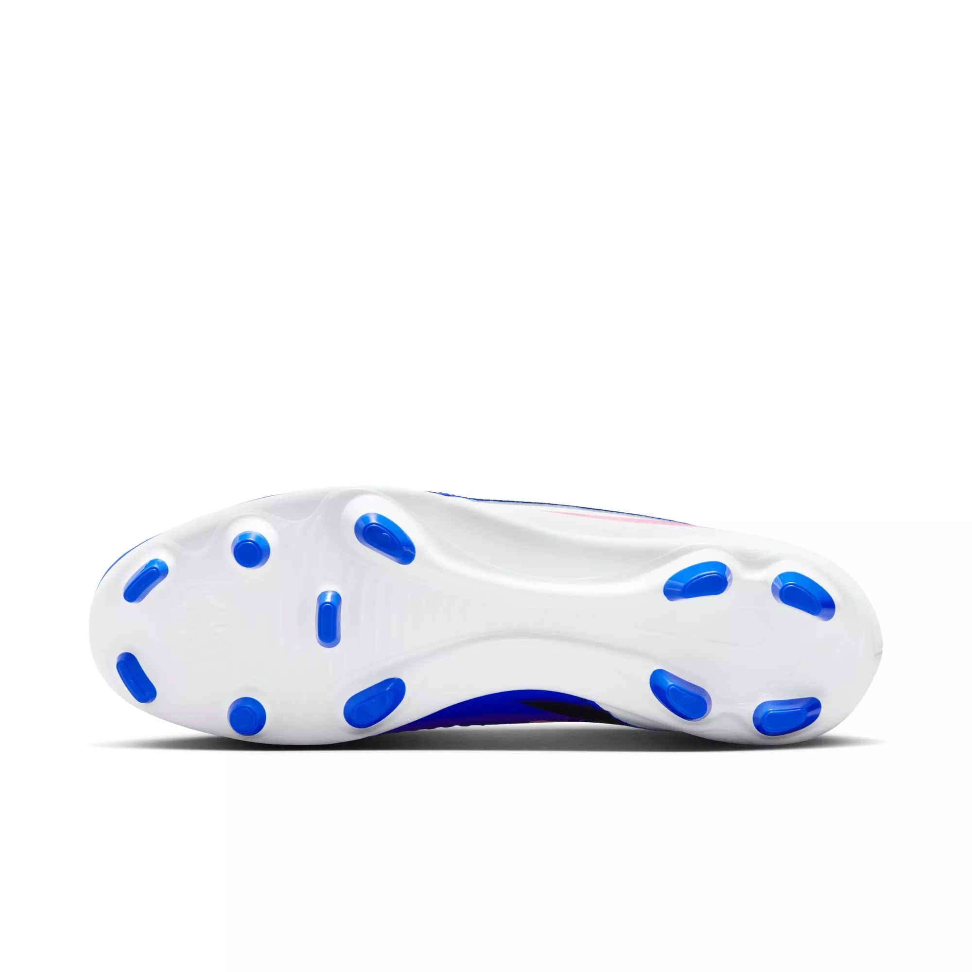 Nike Phantom 6 Low Club MG "Racer Blue/Pink Blast/White" Men's Soccer Cleat - WHITE/BLUE/PINK