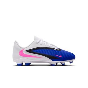 Nike Jr. Phantom 6 Low Club MG "Racer Blue/Pink Blast/White" Preschool Boys' Soccer Cleat