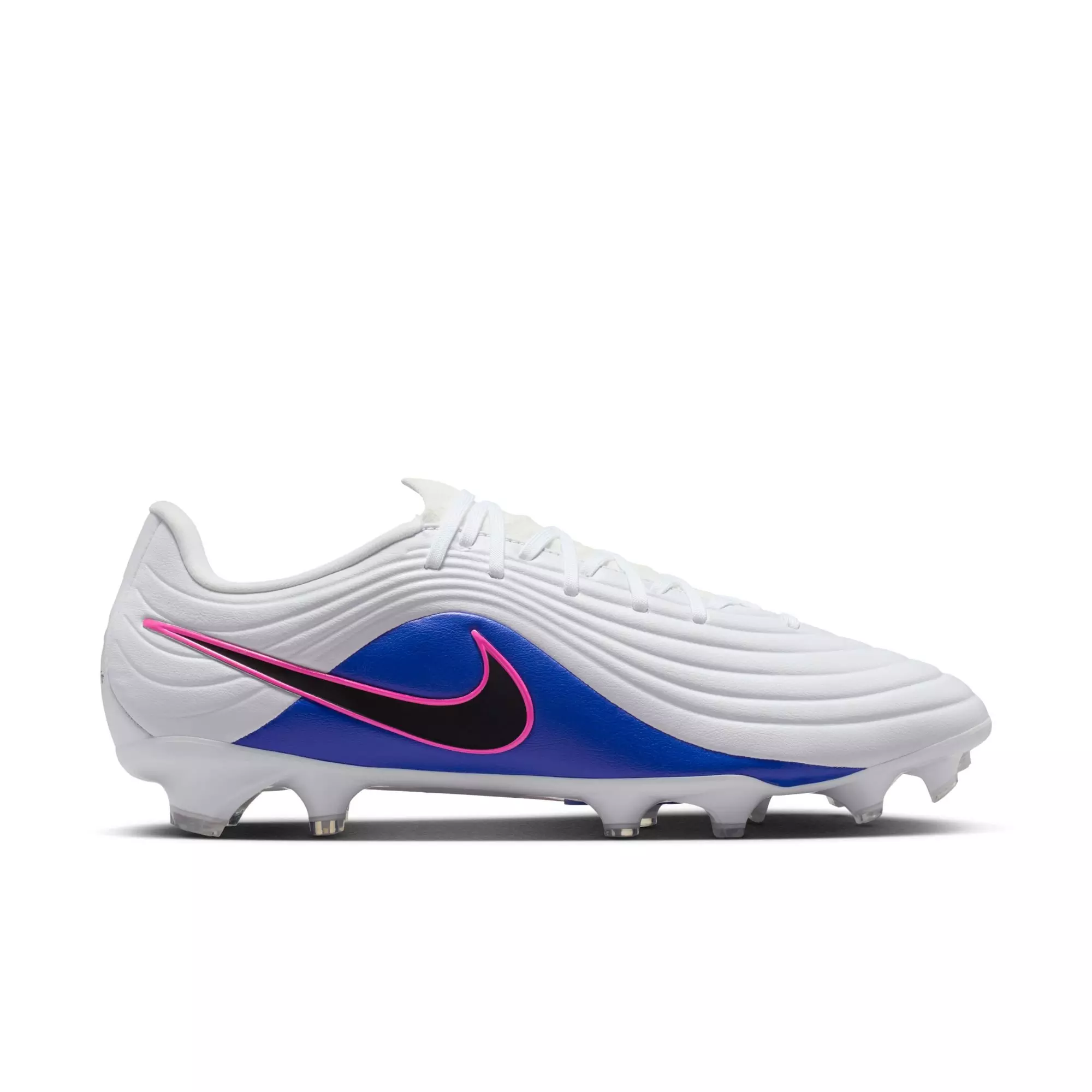 Nike Tiempo Maestro Academy MG "Racer Blue" Men's Soccer Cleat - WHITE/BLACK/PINK