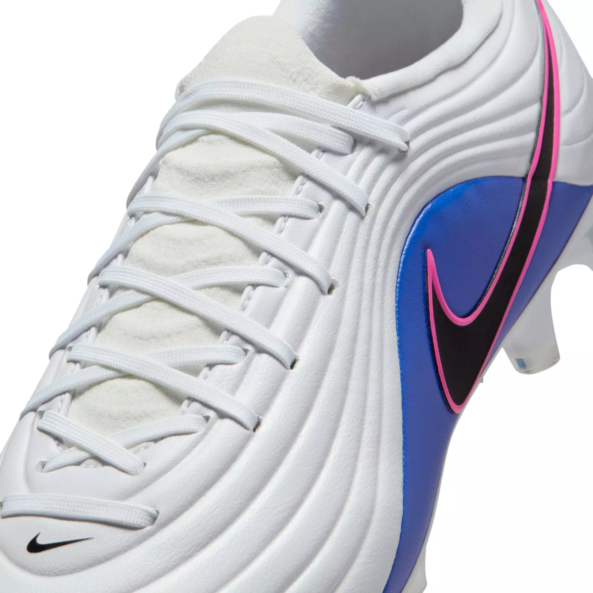 Nike Tiempo Maestro Academy MG "Racer Blue" Men's Soccer Cleat - WHITE/BLACK/PINK
