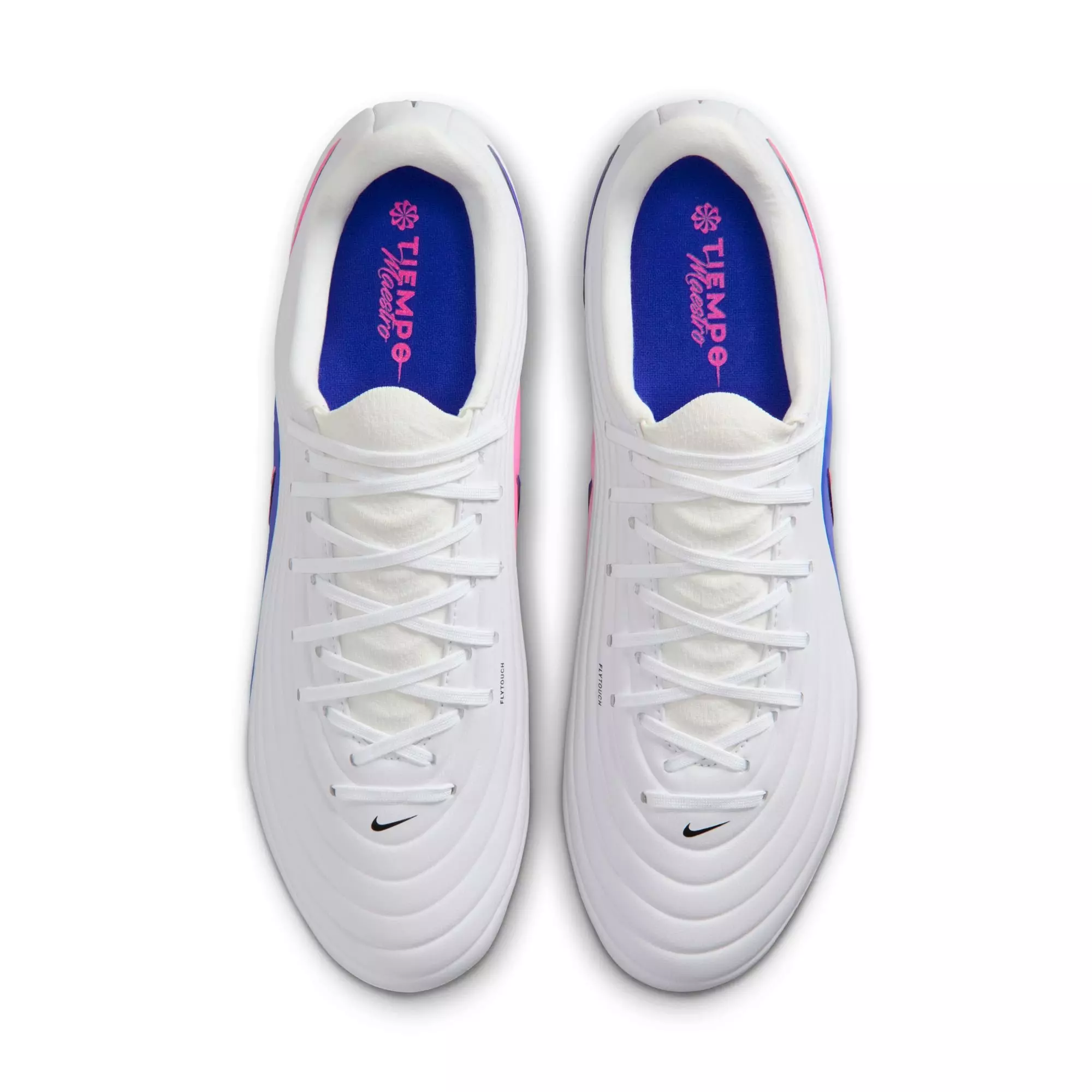 Nike Tiempo Maestro Academy MG "Racer Blue" Men's Soccer Cleat - WHITE/BLACK/PINK