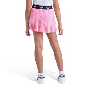 adidas Big Girls' Pleated Waistband Mesh Skort - Pink