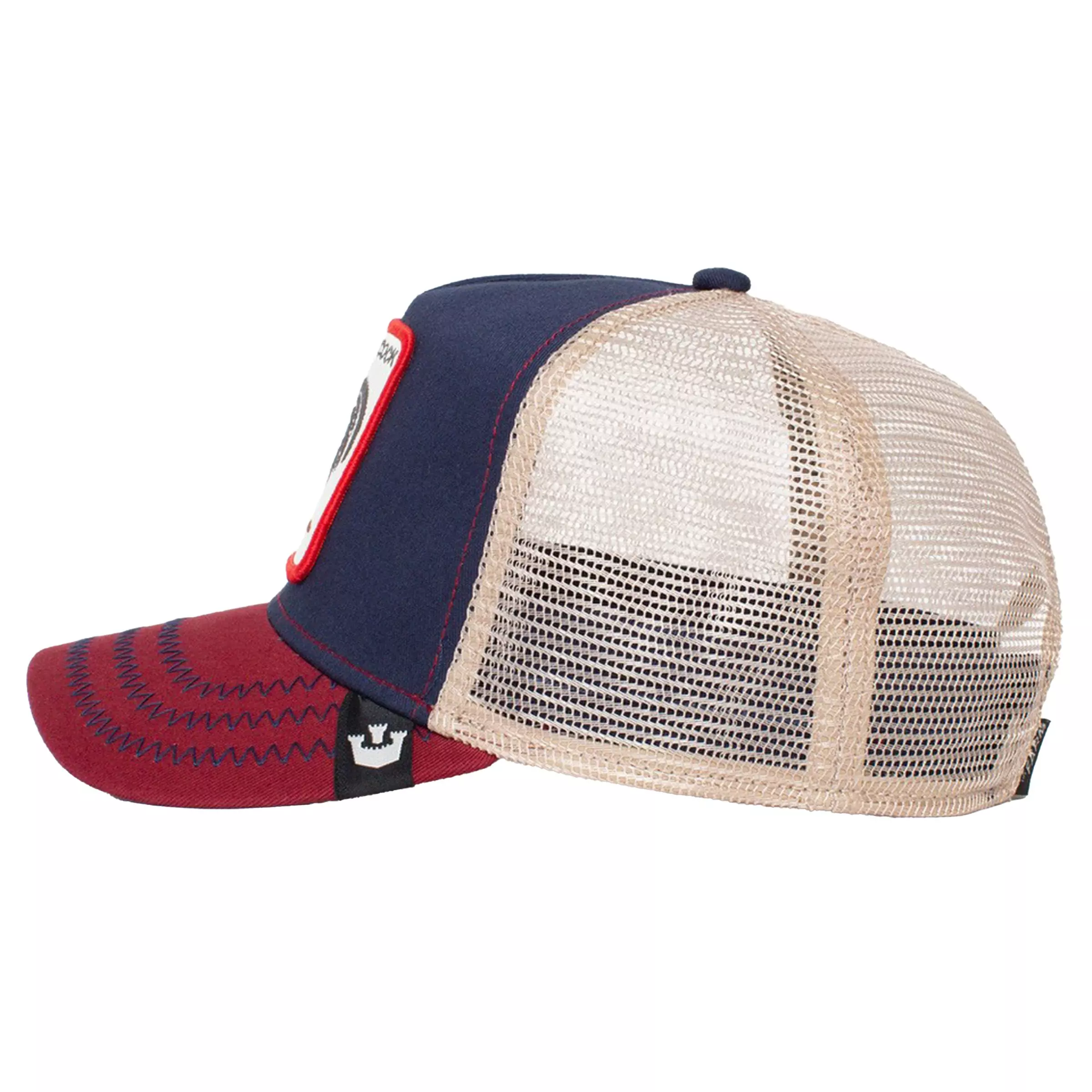Goorin' Bros The Rooster Patch Cap-Navy - NAVY