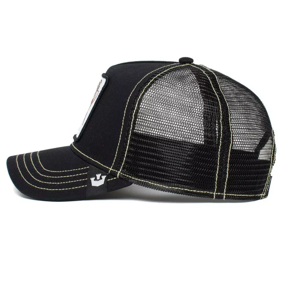 Goorin' Bros The Queen Bee Patch Cap-Black - BLACK