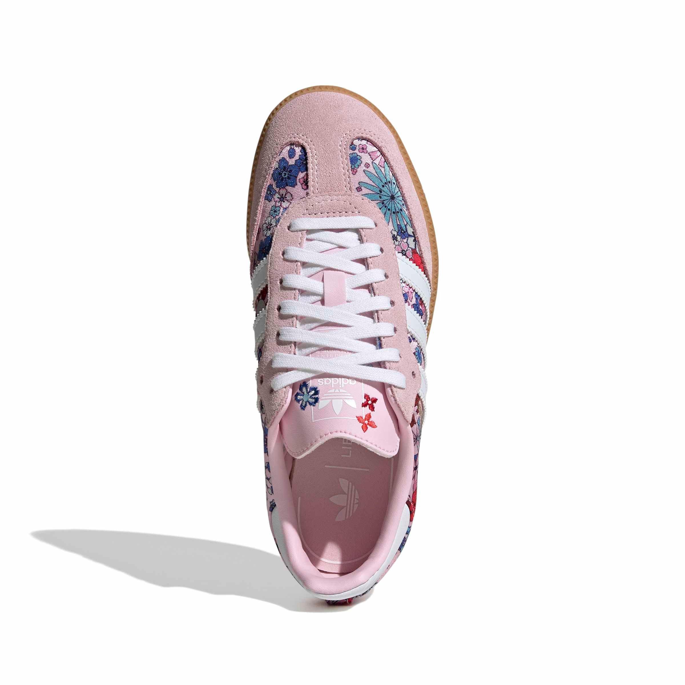 adidas Originals Samba OG Liberty London "Clear Pink" Grade School Girls' Shoe - MULTI-COLOR Thumbnail View 4