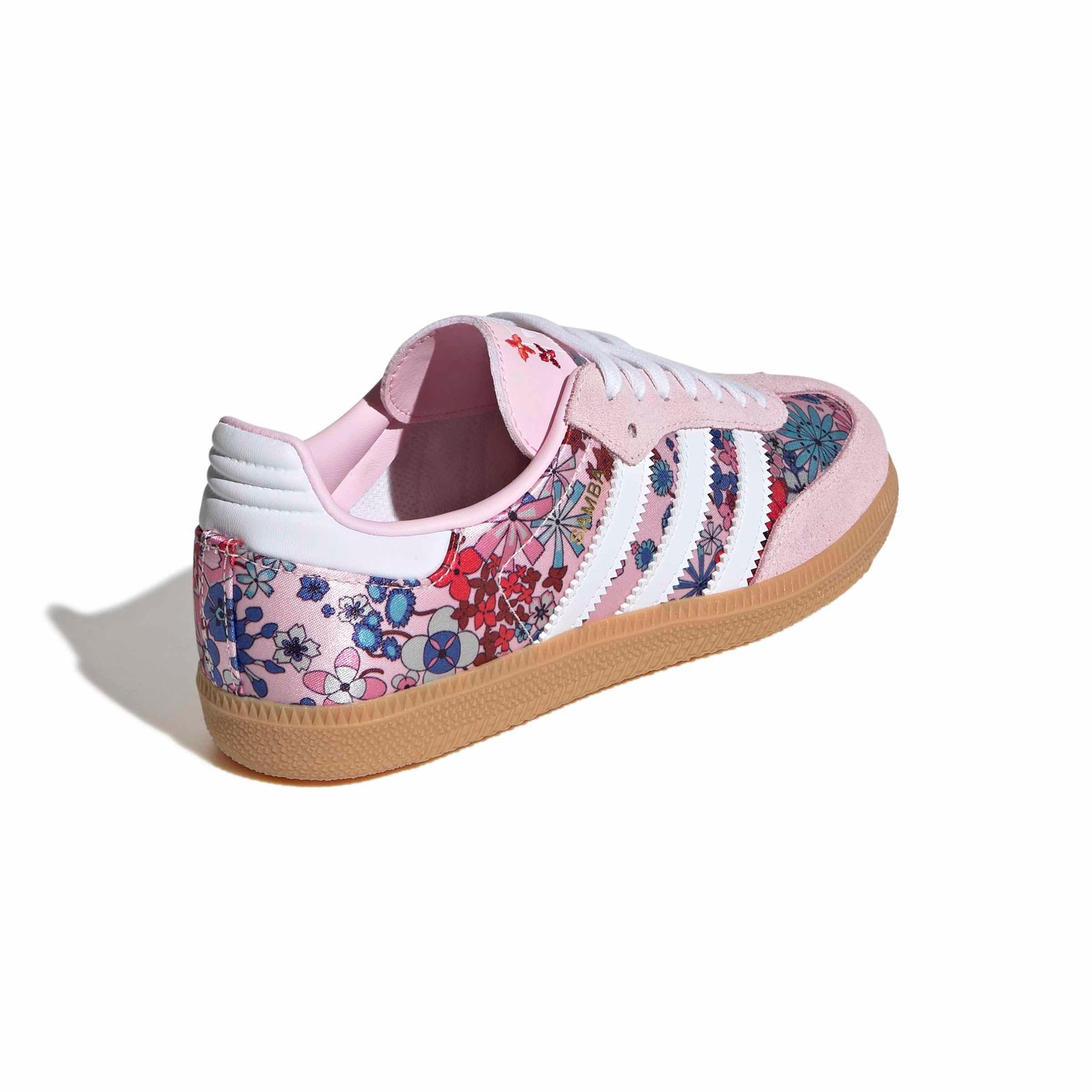adidas Originals Samba OG Liberty London "Clear Pink" Grade School Girls' Shoe - MULTI-COLOR Thumbnail View 7