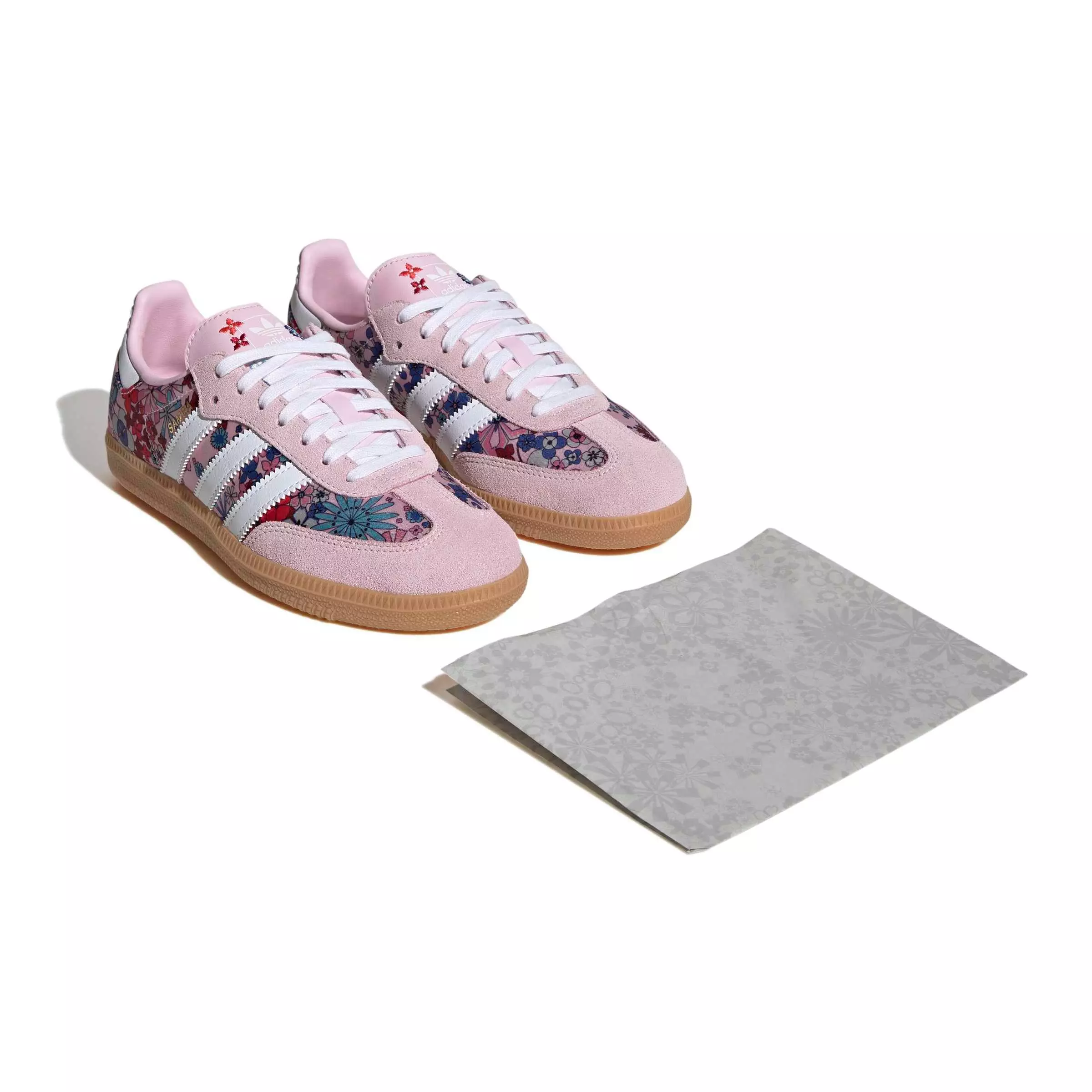 adidas Originals Samba OG Liberty London "Clear Pink" Grade School Girls' Shoe - MULTI-COLOR