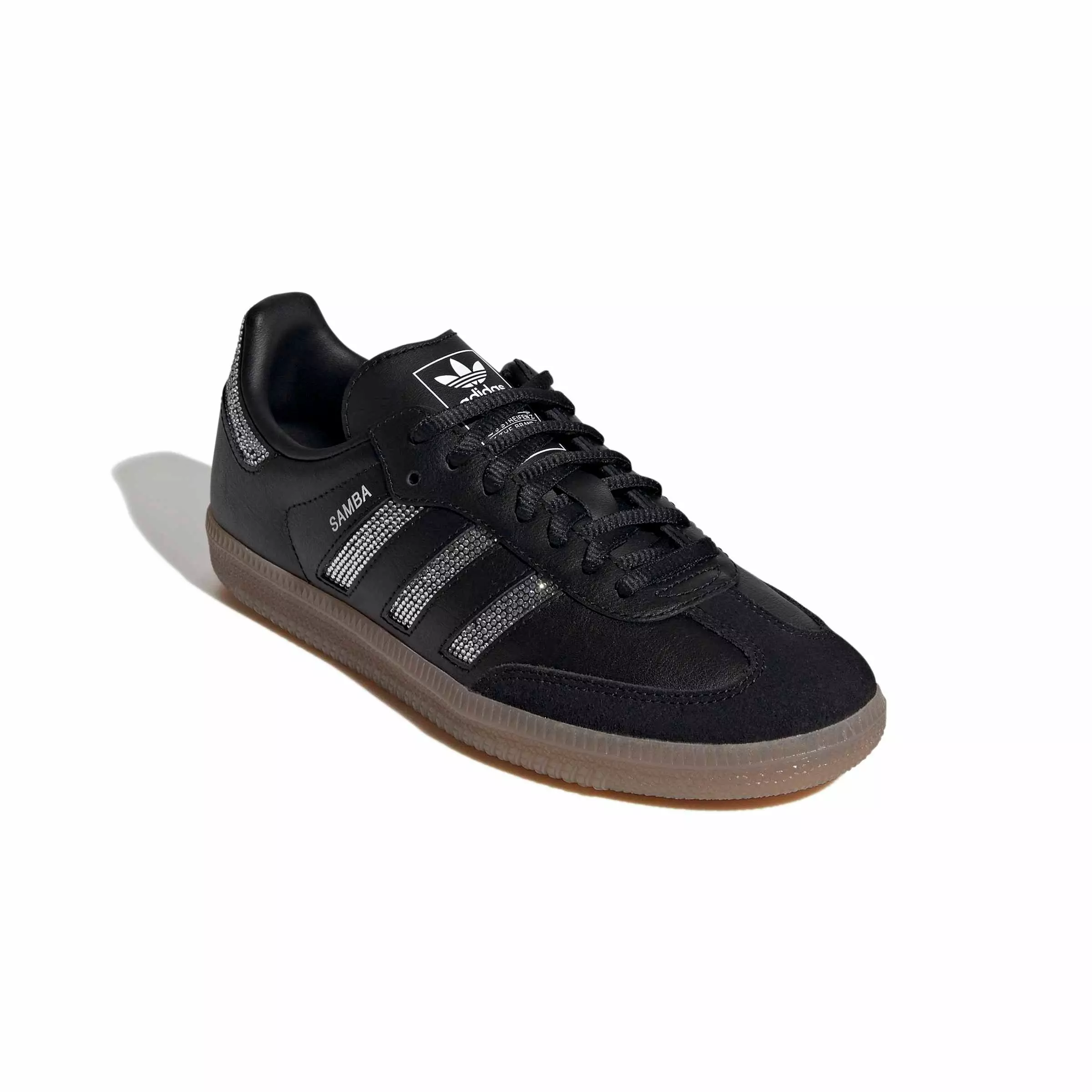 adidas Originals Samba OG "Black Rhinestone" Grade School Girls' Shoe - BLACK