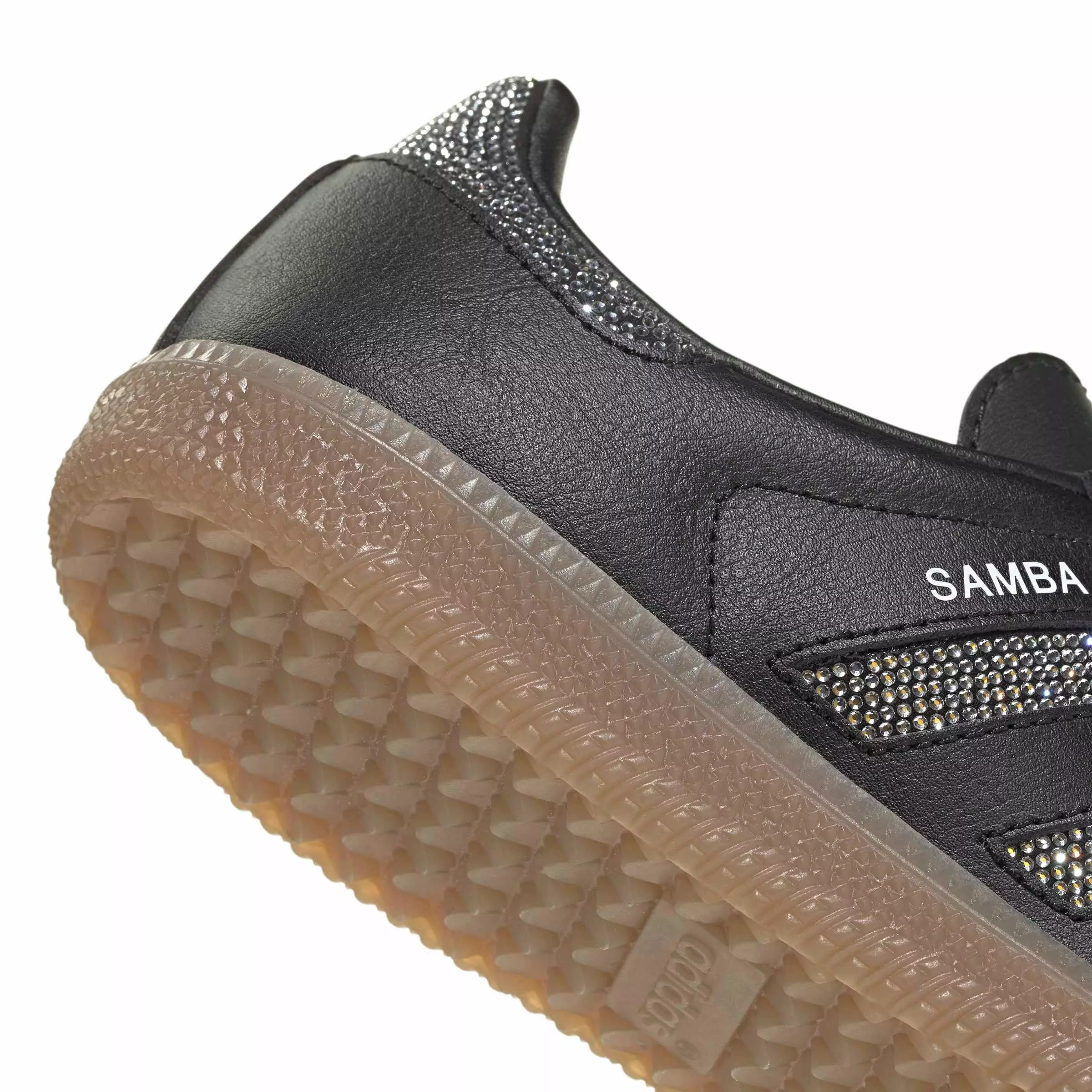 adidas Originals Samba OG "Black Rhinestone" Grade School Girls' Shoe - BLACK