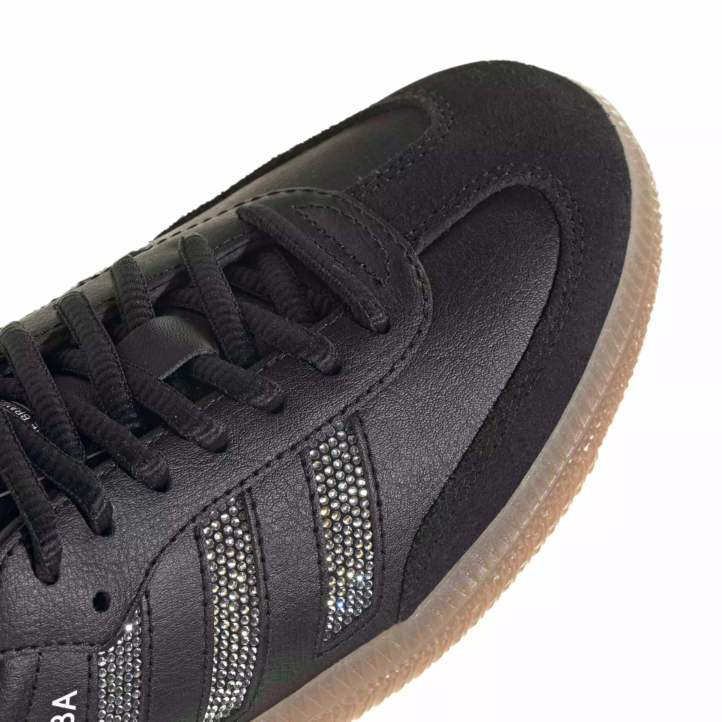 adidas Originals Samba OG "Black Rhinestone" Grade School Girls' Shoe - BLACK