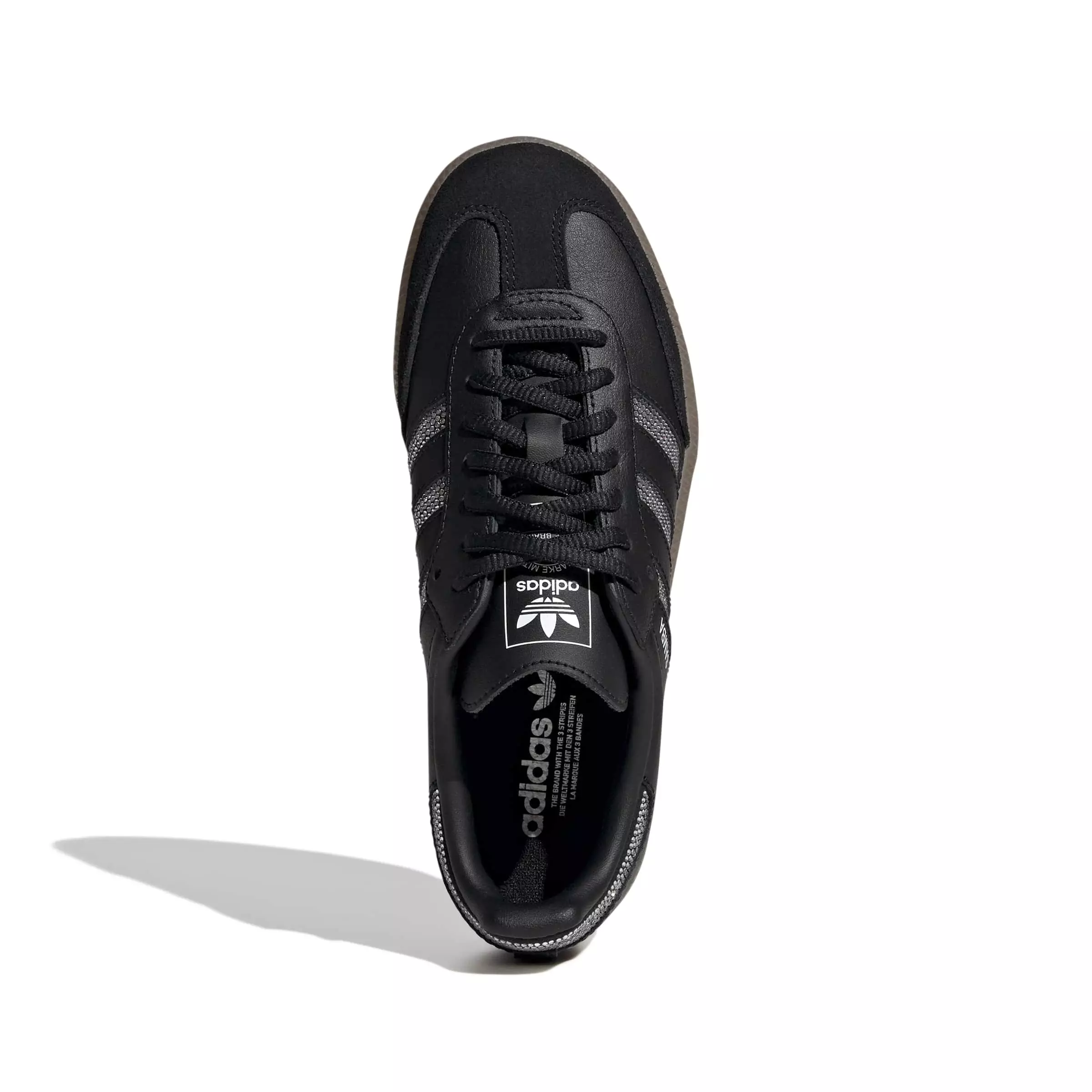 adidas Originals Samba OG "Black Rhinestone" Grade School Girls' Shoe - BLACK