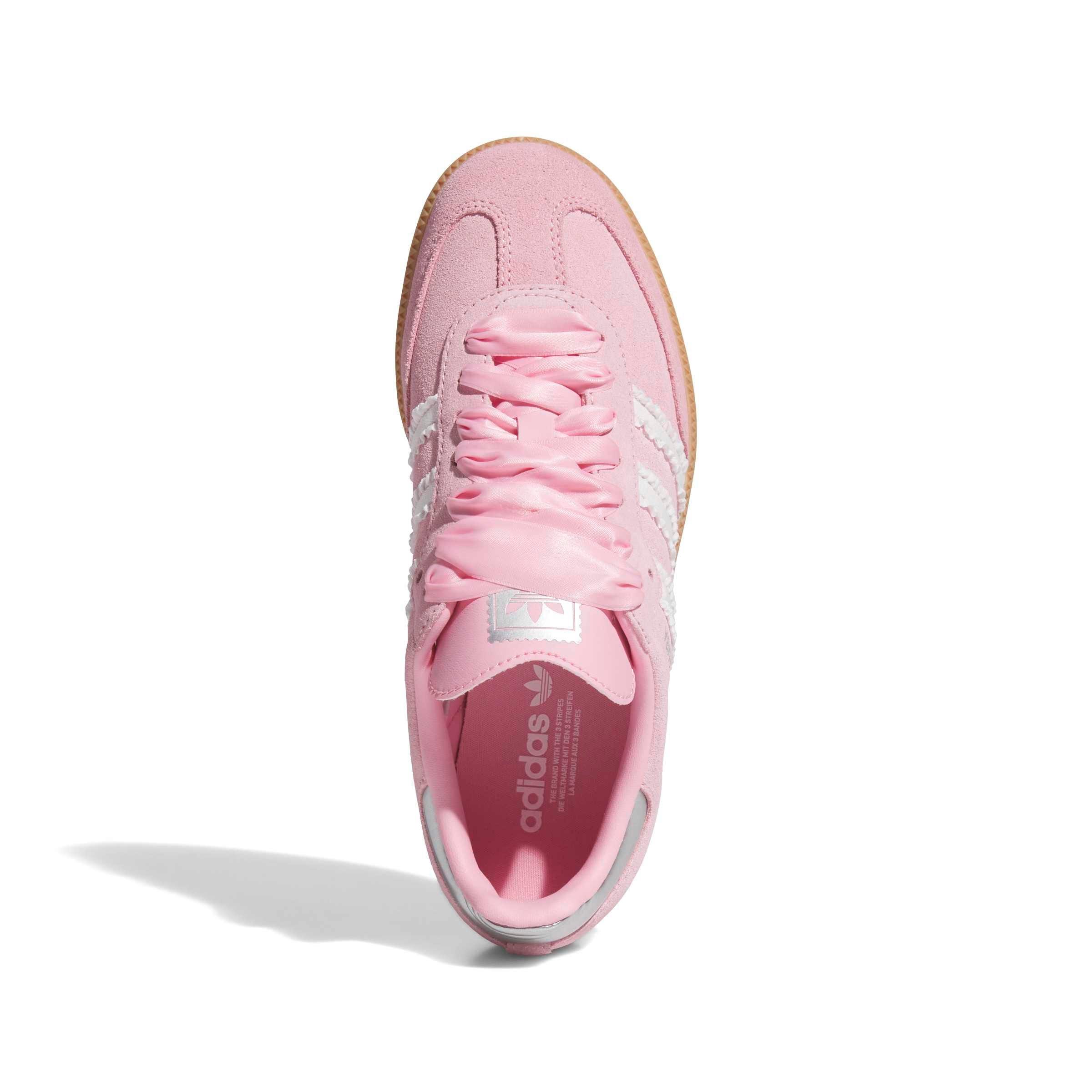 adidas Originals Samba OG "Pink Ribbon" Grade School Girls' Shoe - PINK Thumbnail View 3