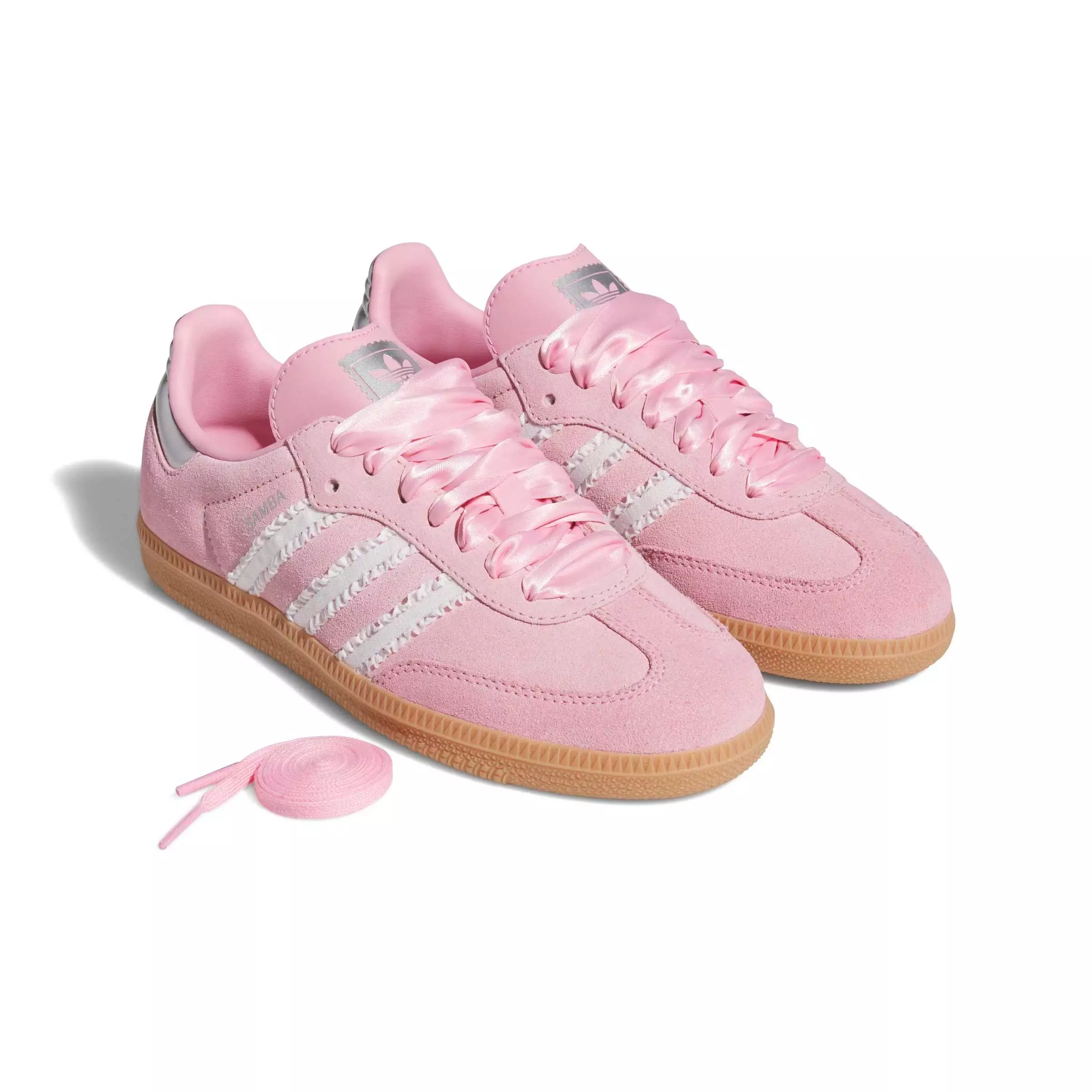 adidas Originals Samba OG "Pink Ribbon" Grade School Girls' Shoe - PINK