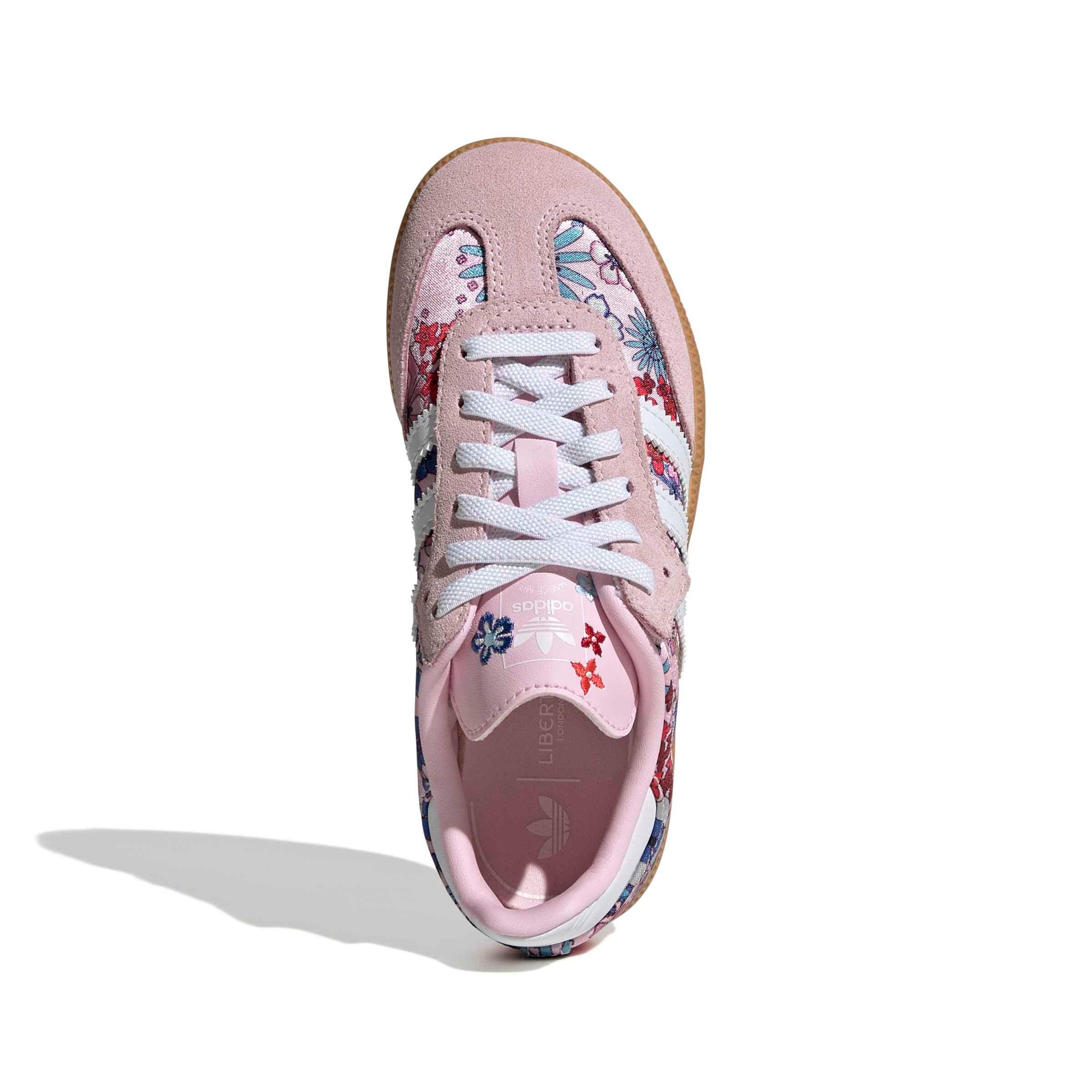 adidas Originals Samba OG Liberty London "Clear Pink" Preschool Girls' Shoe - MULTI-COLOR Thumbnail View 4