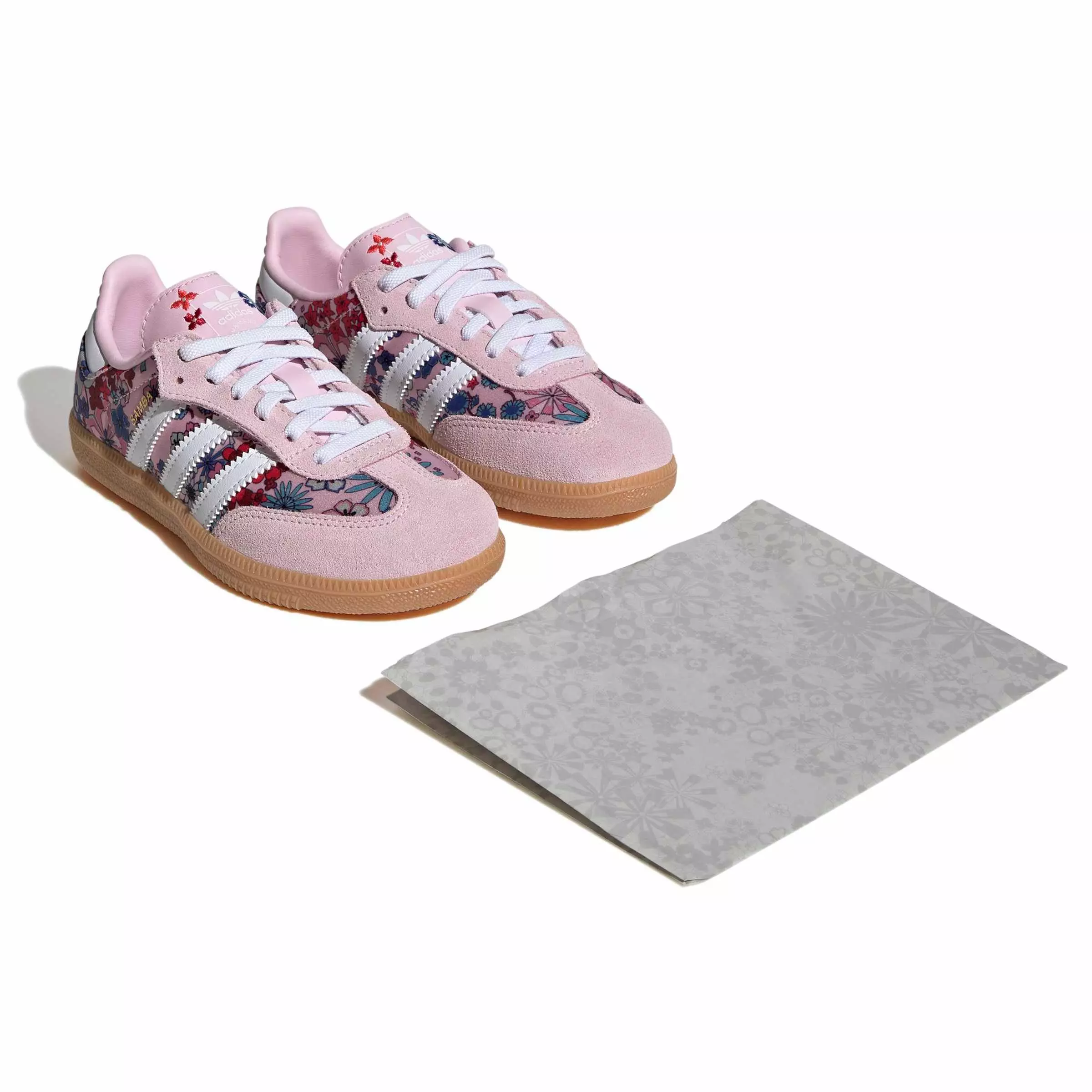adidas Originals Samba OG Liberty London "Clear Pink" Preschool Girls' Shoe - MULTI-COLOR