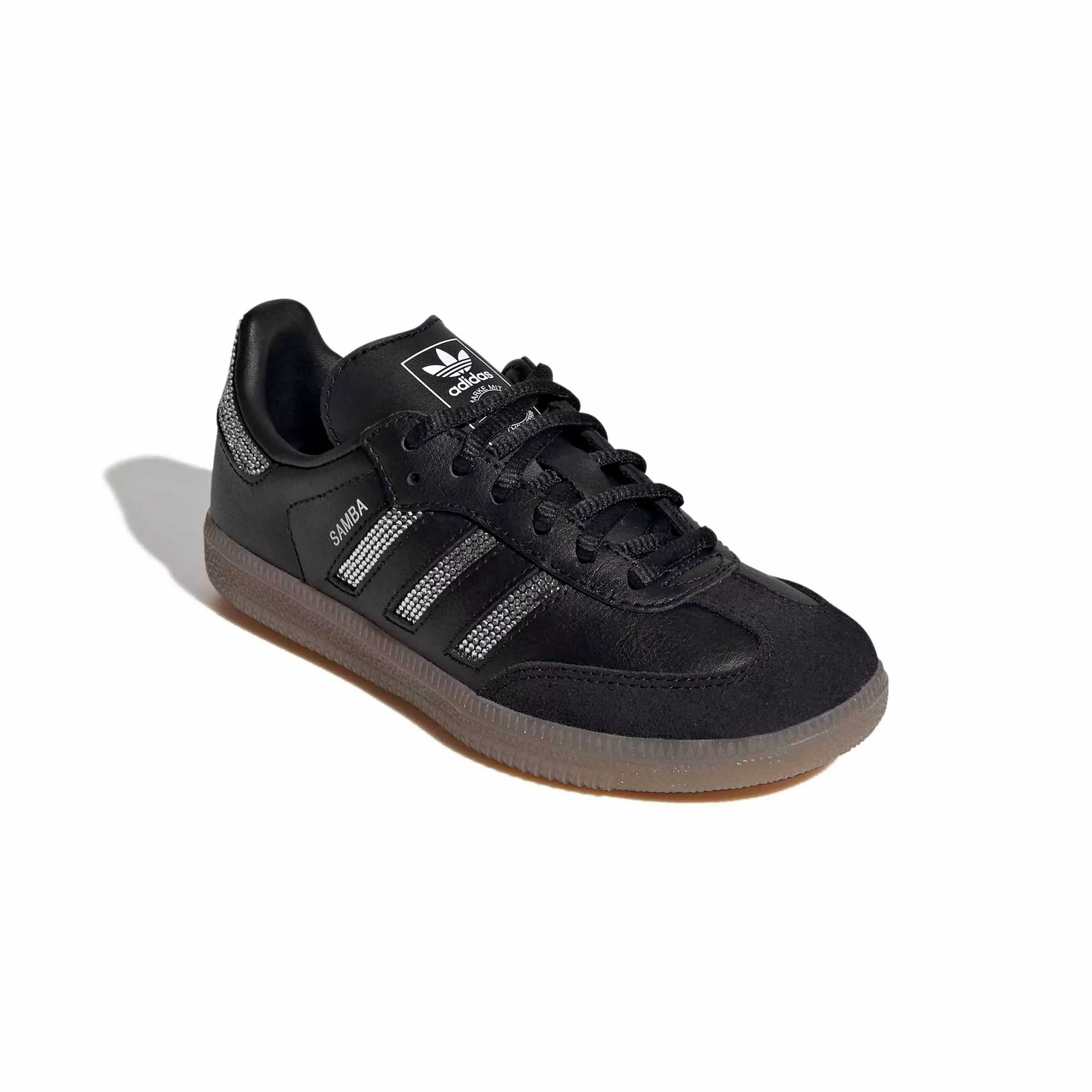 adidas Originals Samba OG "Black Rhinestone" Preschool Girls' Shoe - BLACK