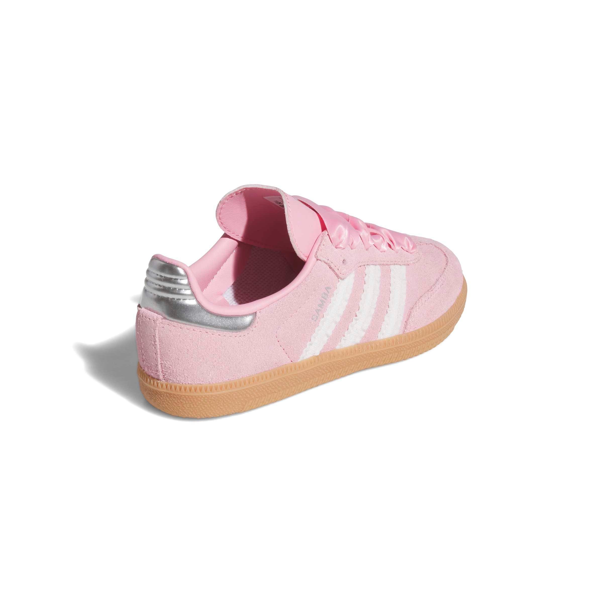 adidas Originals Samba OG "Pink Ribbon" Preschool Girls' Shoe - PINK Thumbnail View 6