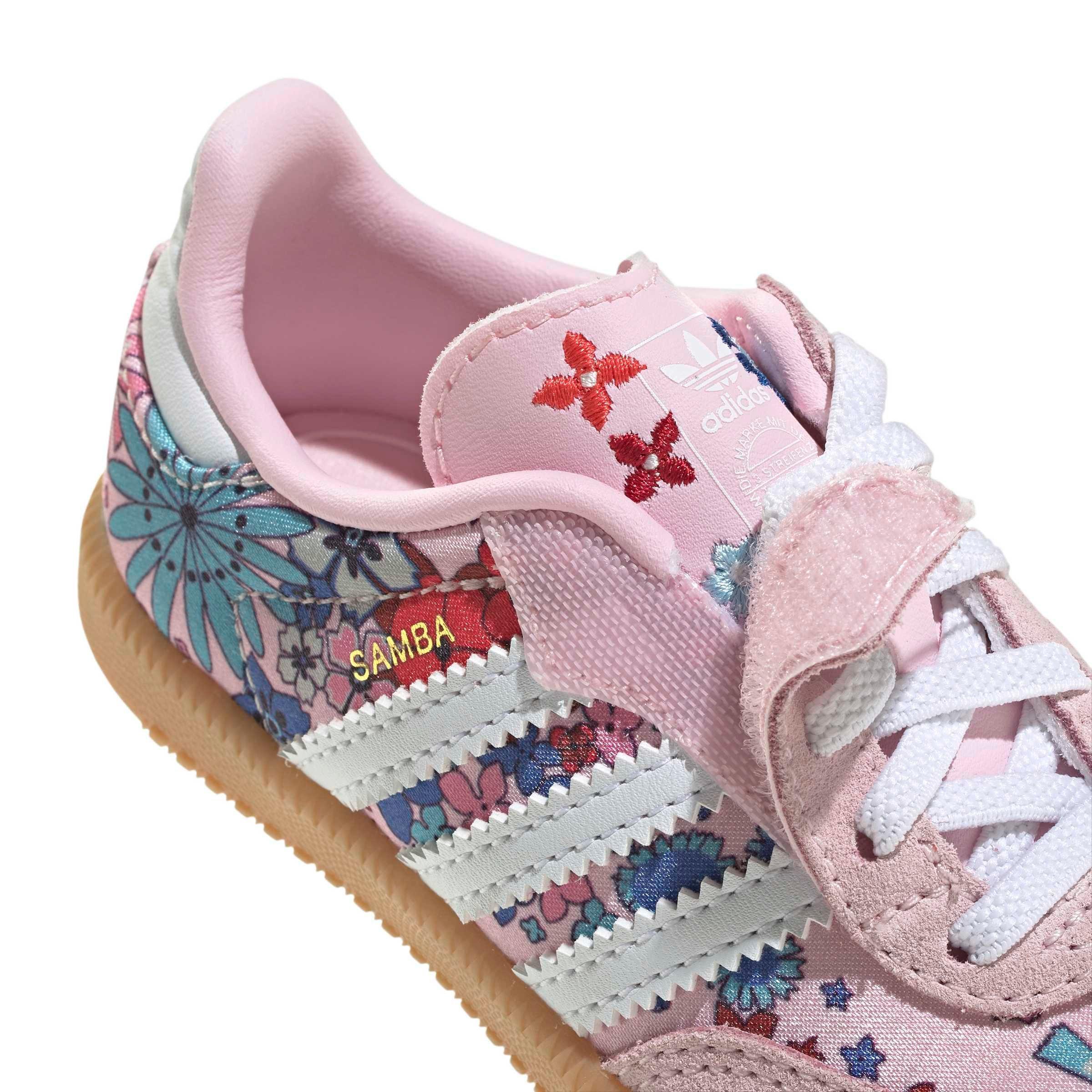 adidas Originals Samba OG Liberty London "Clear Pink" Toddler Girls' Shoe - MULTI-COLOR Thumbnail View 10