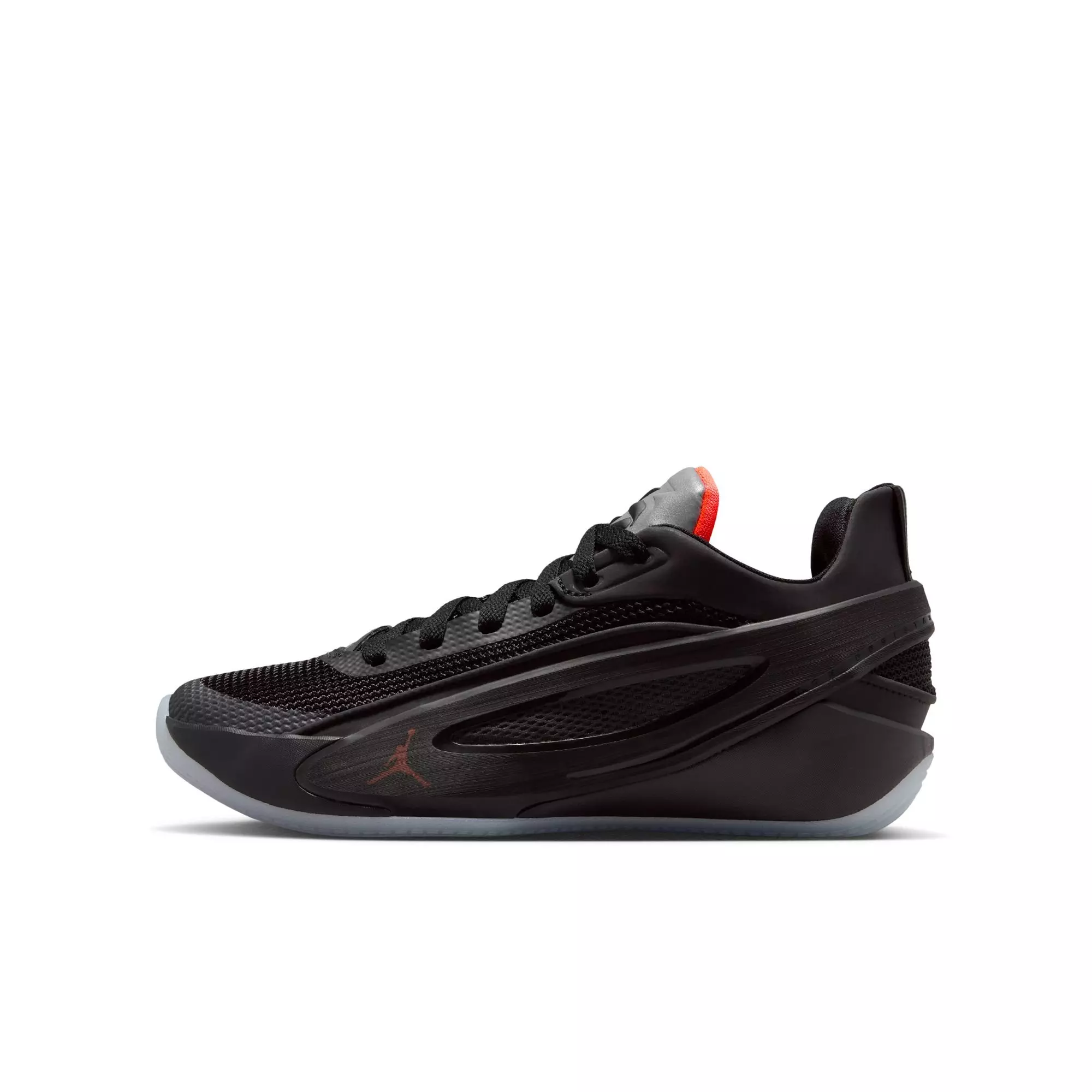 Jordan Luka 5 "Black Metallic" Grade School Kids' Basketball Shoe - BLACK/CRIMSON