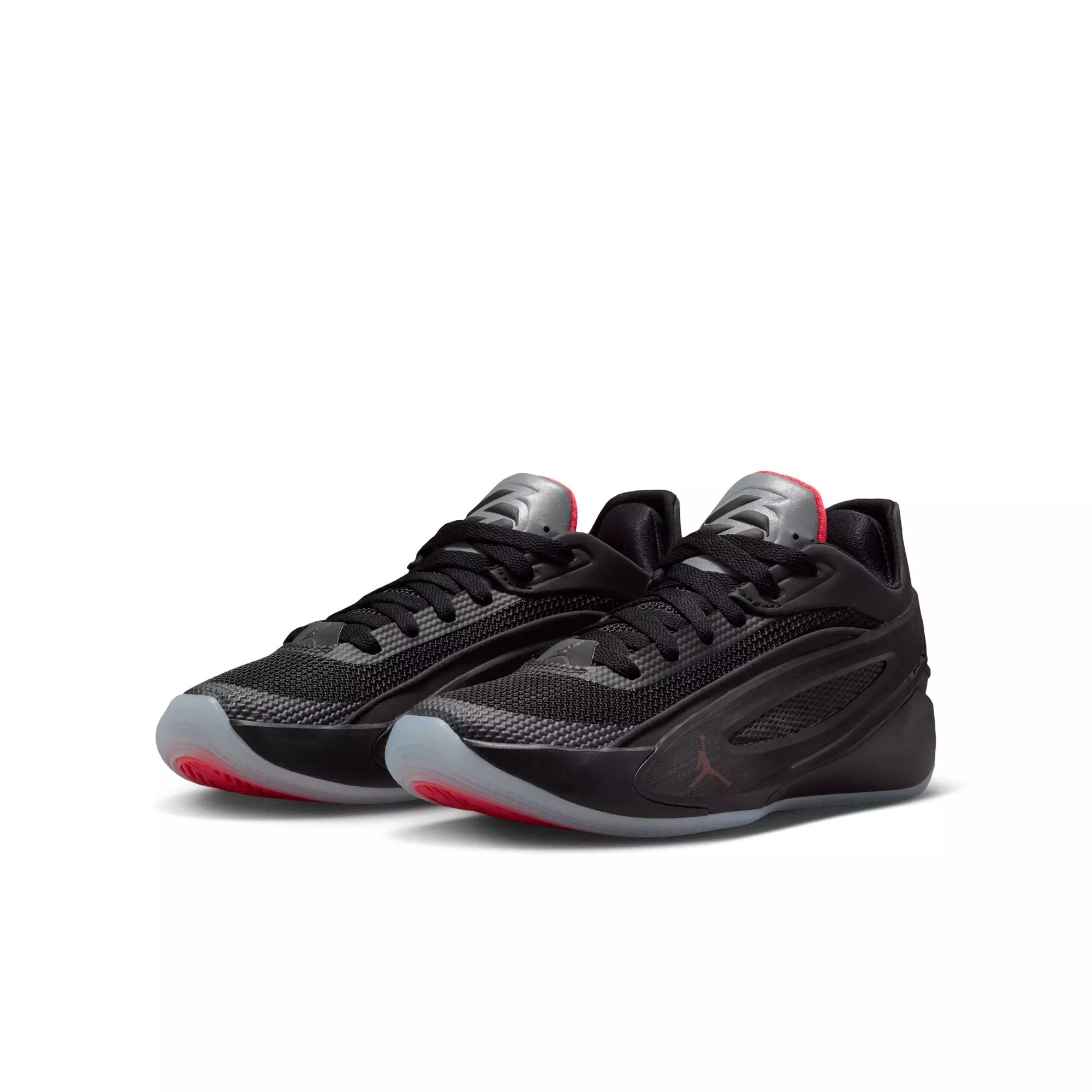 Jordan Luka 5 "Black Metallic" Grade School Kids' Basketball Shoe - BLACK/CRIMSON