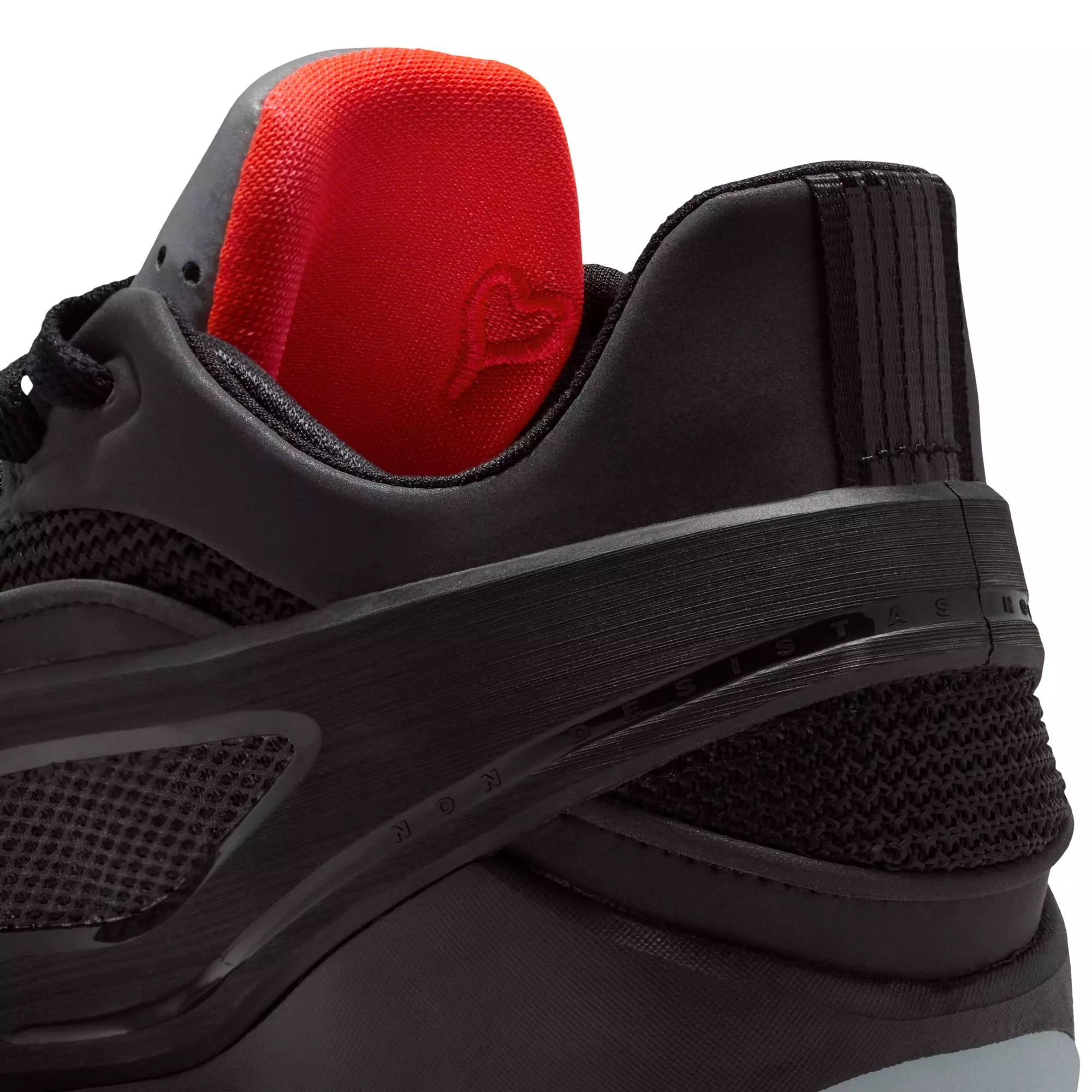 Jordan Luka 5 "Black Metallic" Grade School Kids' Basketball Shoe - BLACK/CRIMSON