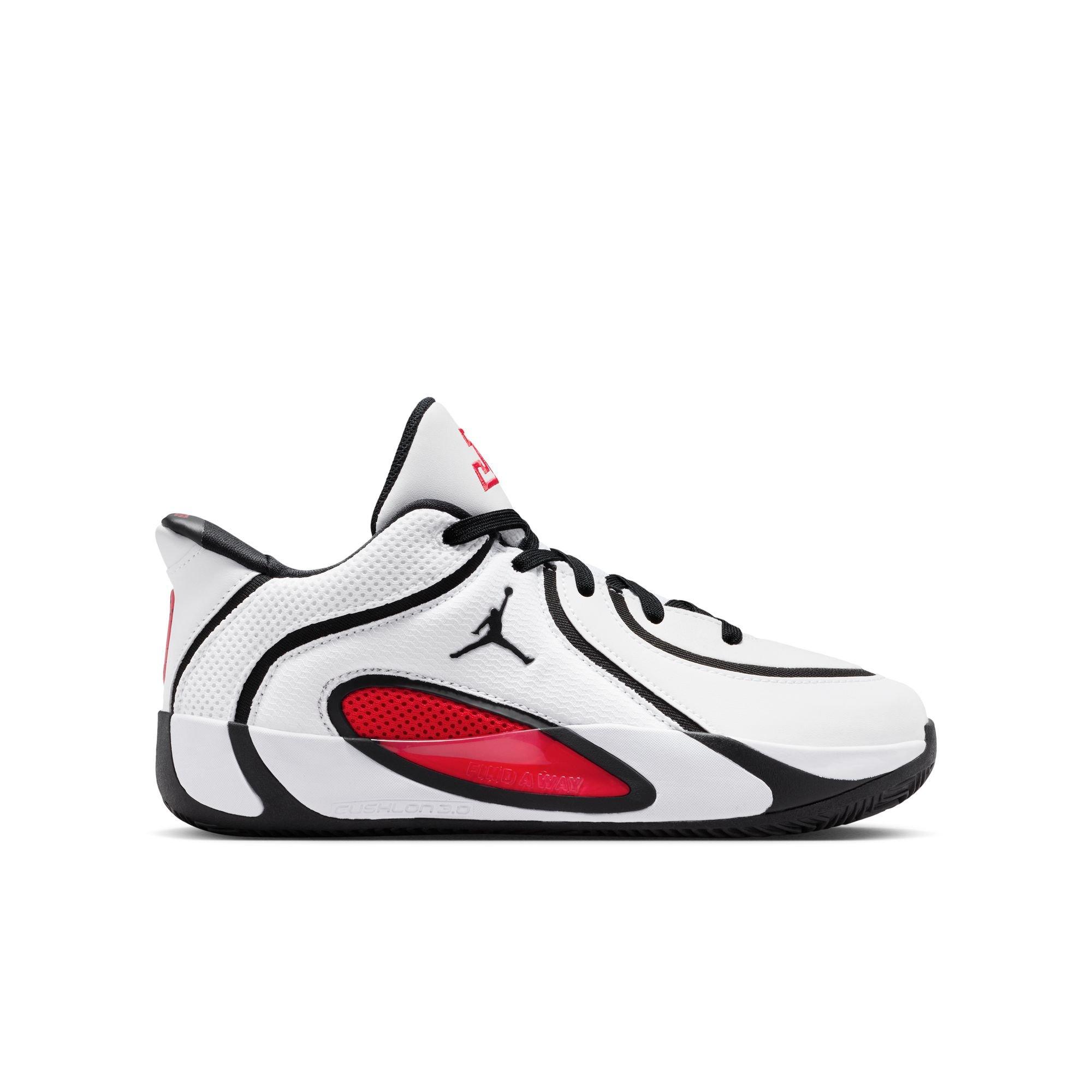 Jordan Tatum 4 "Chicago" Grade School Kids' Basketball Shoe - WHITE/UNIVERSITY RED/BLACK Thumbnail View 2