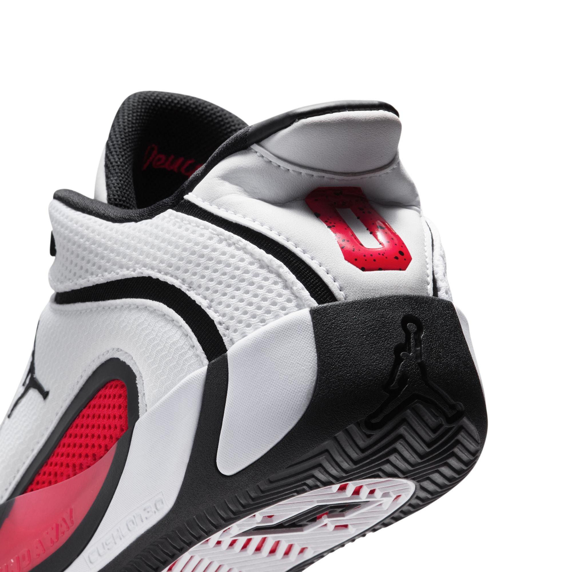 Jordan Tatum 4 "Chicago" Grade School Kids' Basketball Shoe - WHITE/UNIVERSITY RED/BLACK Thumbnail View 8