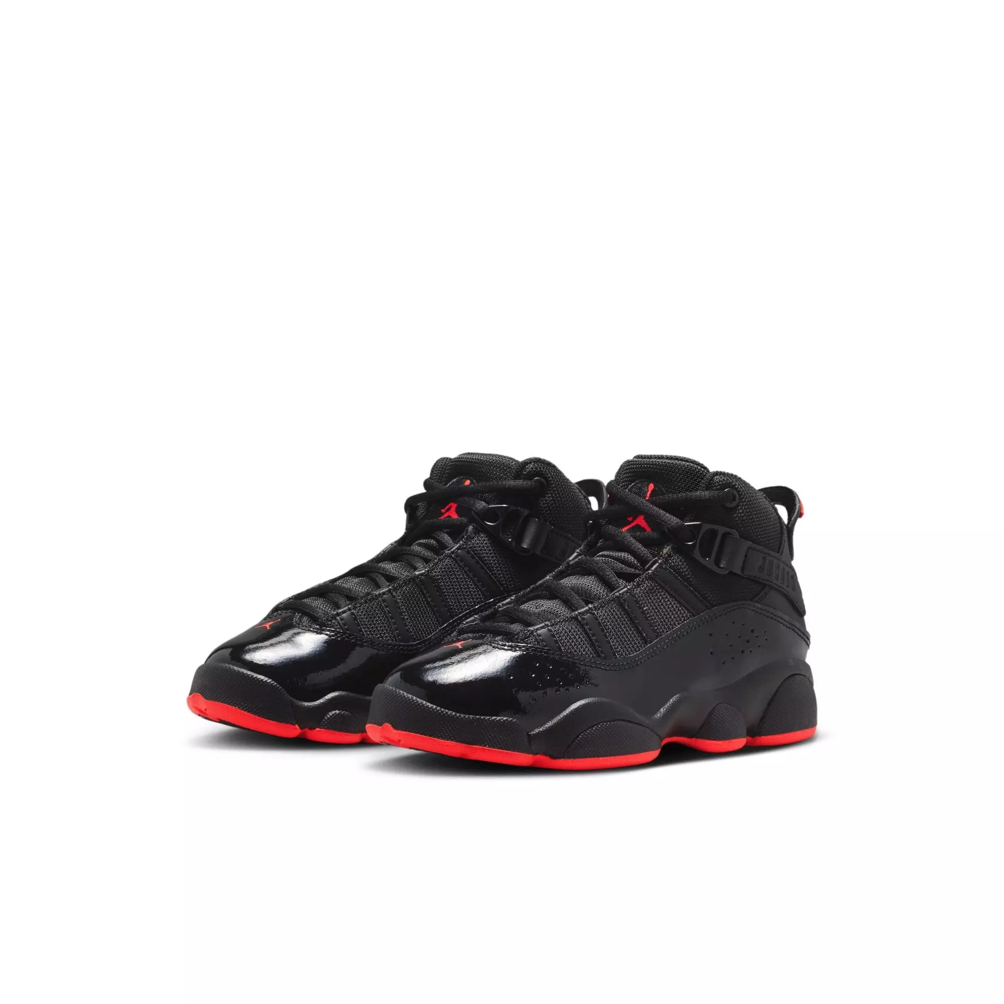 Jordan 6 Rings "Black/Infrared 23" Preschool Boys' Shoe - BLACK/INFRARED
