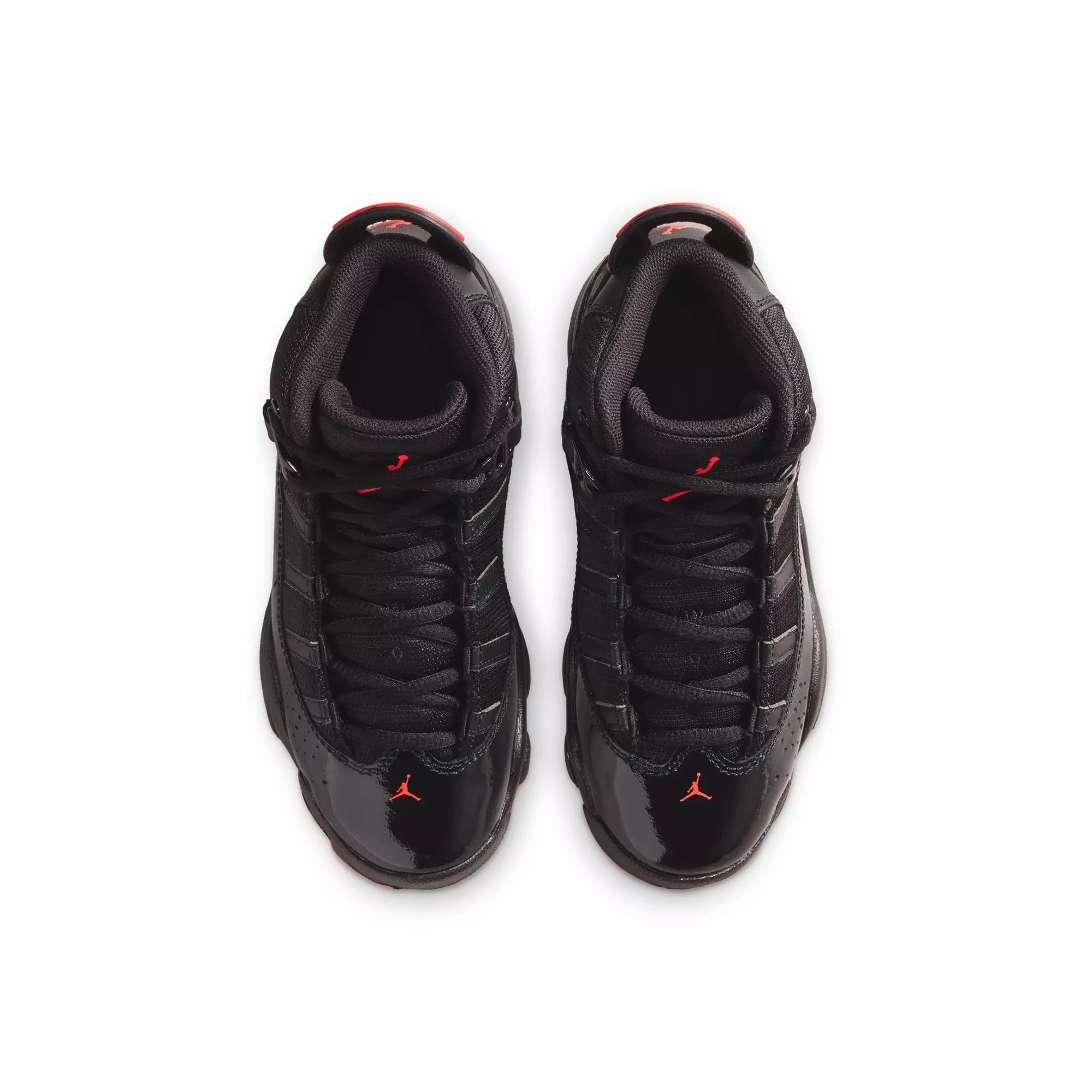 Jordan 6 Rings "Black/Infrared 23" Preschool Boys' Shoe - BLACK/INFRARED