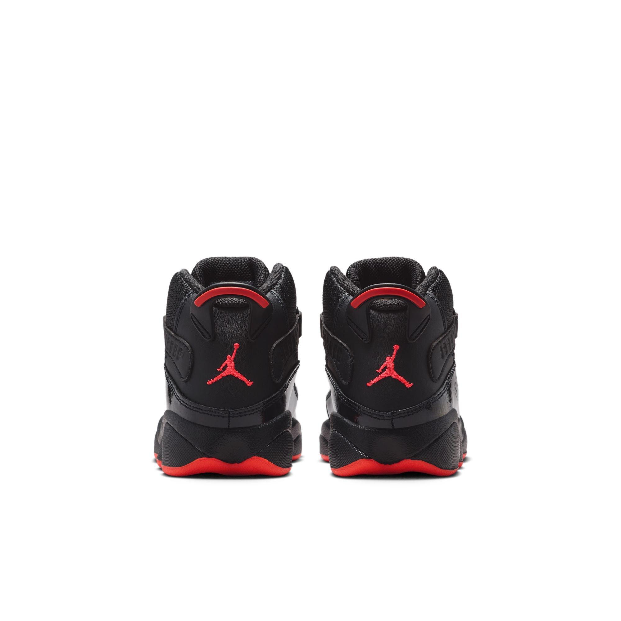 Jordan 6 Rings Preschool Boys' "Black/Infrared 23" Shoe