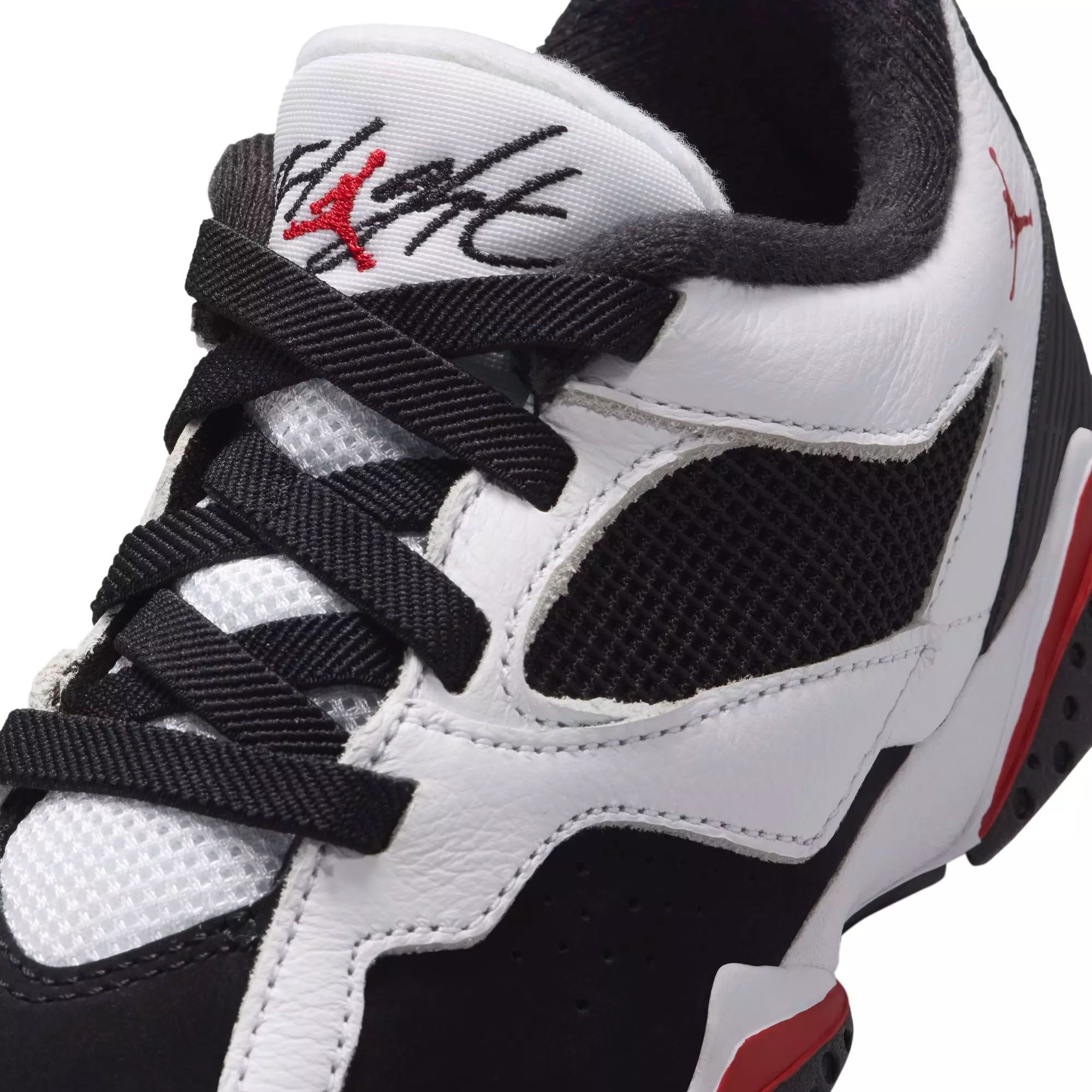 Jordan MVP 92 "White/Gym Red/Black" Preschool Boys' Shoe - WHITE/RED/BLACK
