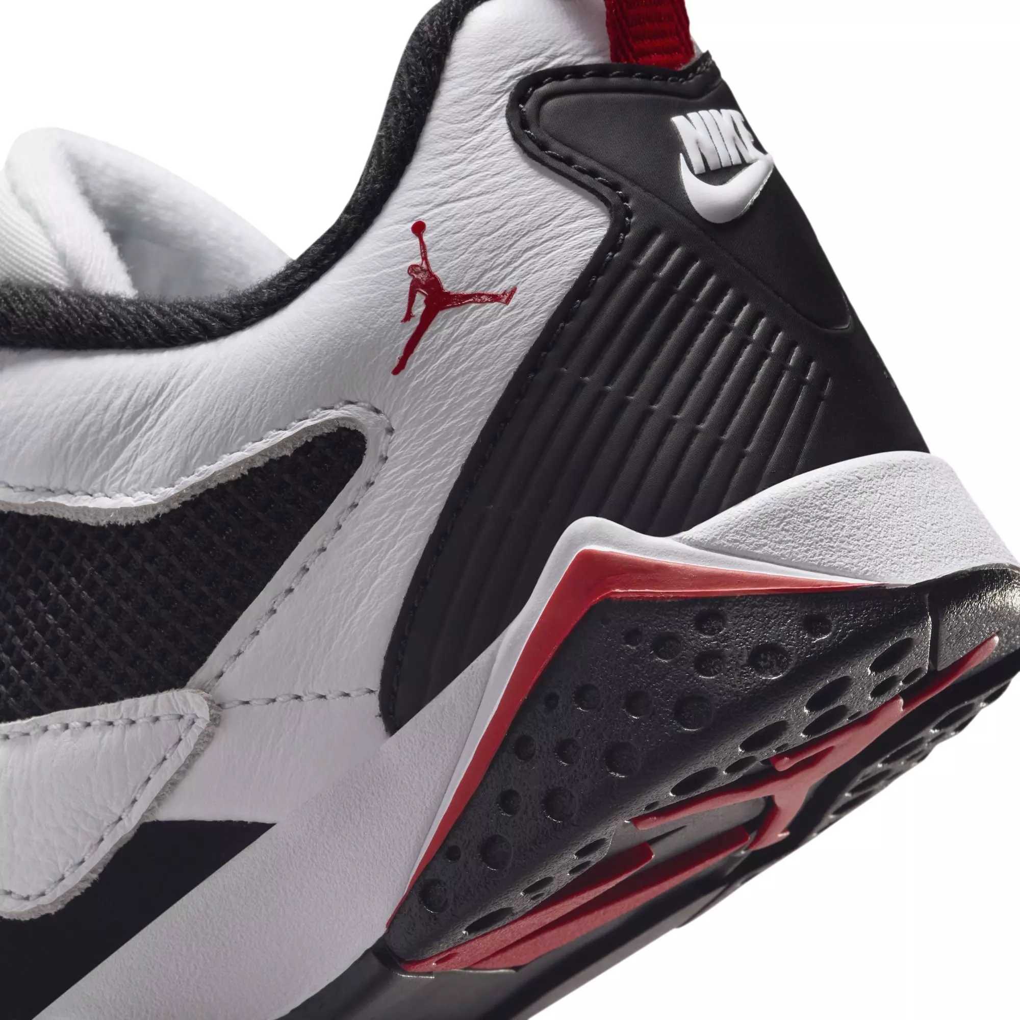 Jordan MVP 92 "White/Gym Red/Black" Preschool Boys' Shoe - WHITE/RED/BLACK