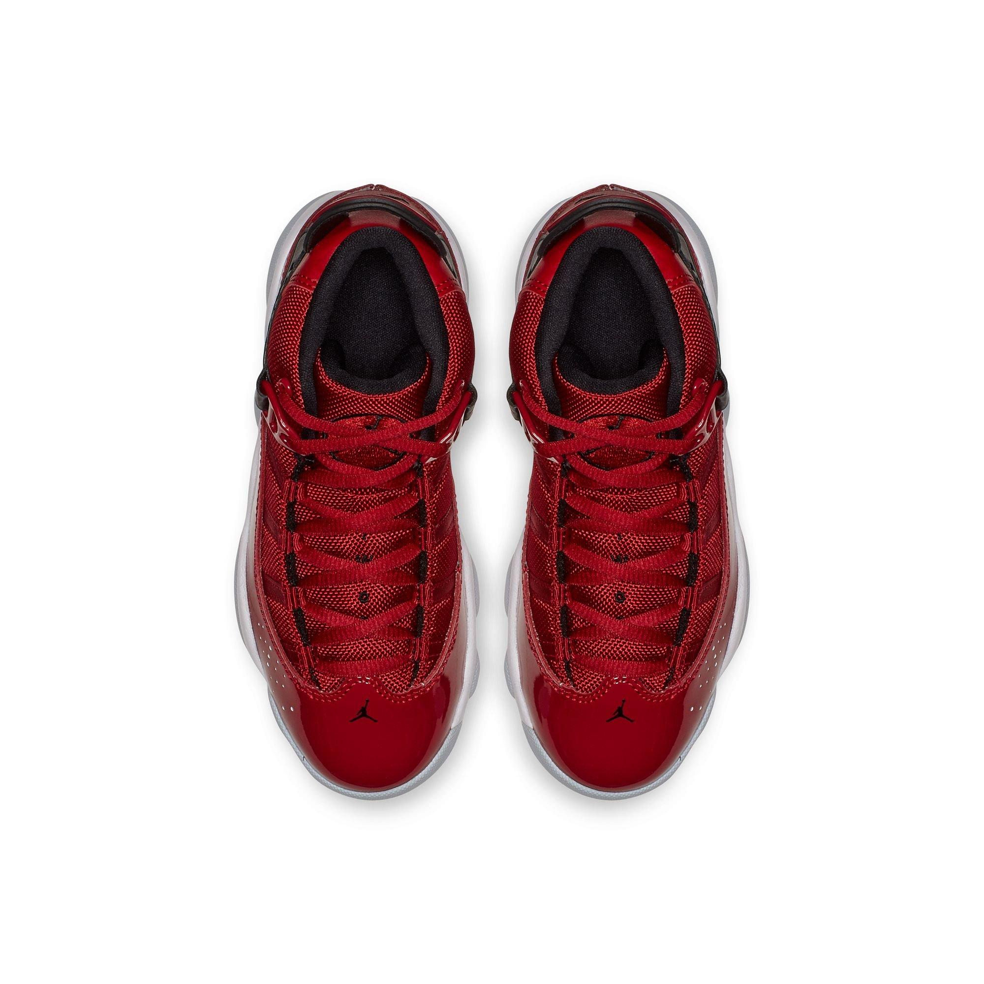 Jordan 6 Rings "Gym Red/Black/White" Preschool Boys' Shoe - RED/BLACK Thumbnail View 5