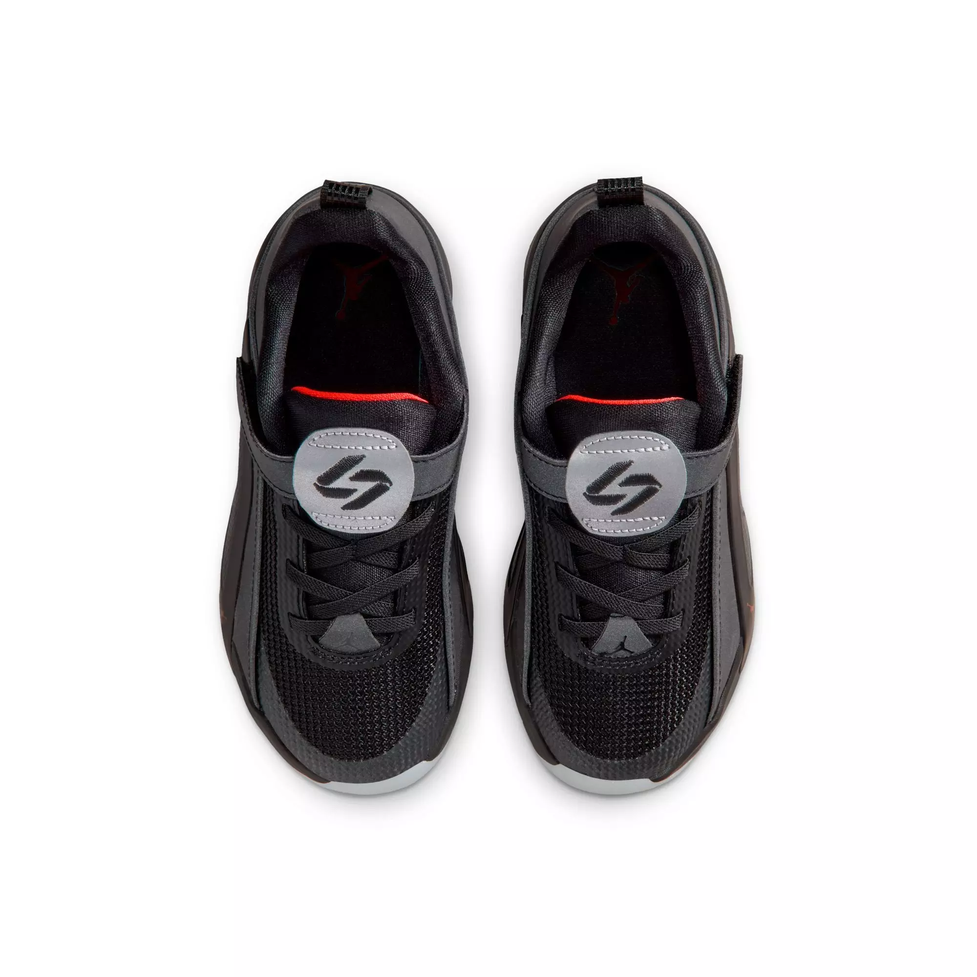 Jordan Luka 5 "Black Metallic" Preschool Kids' Basketball Shoe - BLACK/CRIMSON