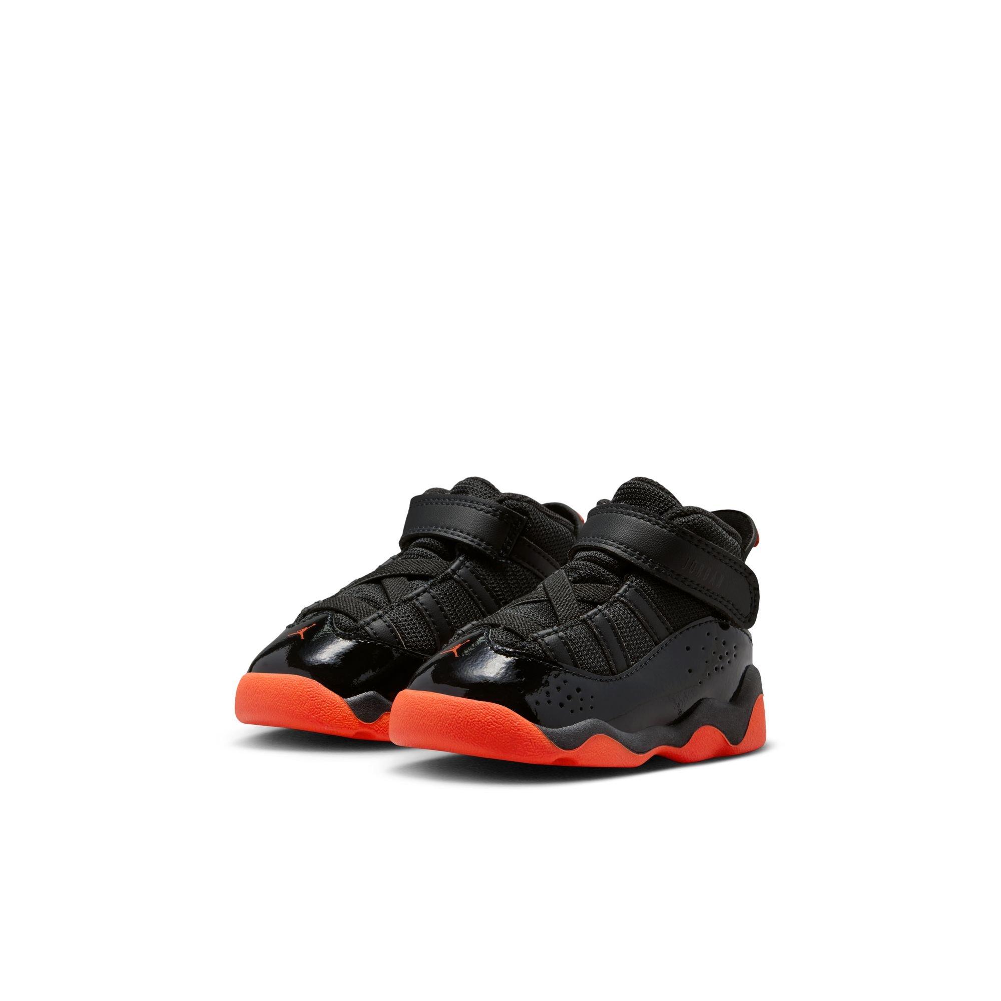 Jordan 6 Rings "Black/Infrared 23" Toddler Boys' Shoe - BLACK/INFRARED Thumbnail View 5
