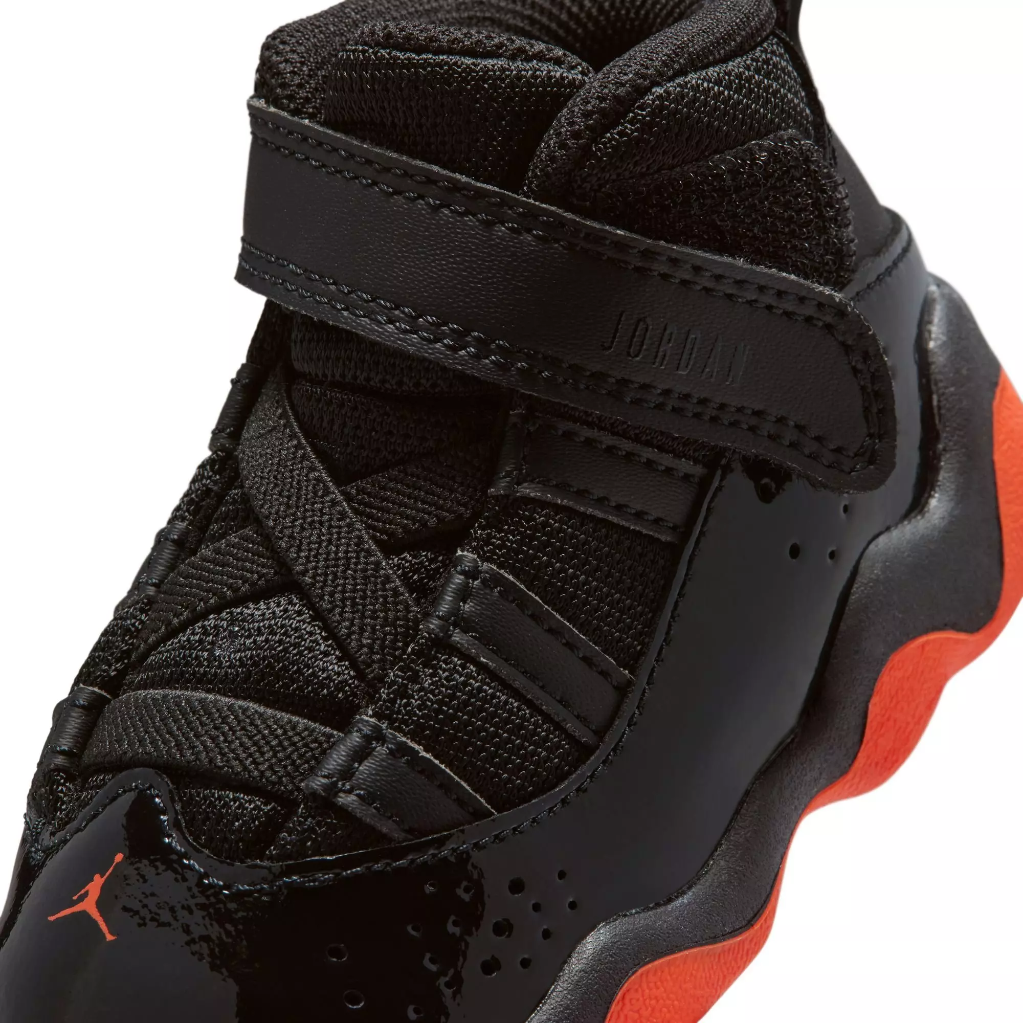 Jordan 6 Rings "Black/Infrared 23" Toddler Boys' Shoe - BLACK/INFRARED