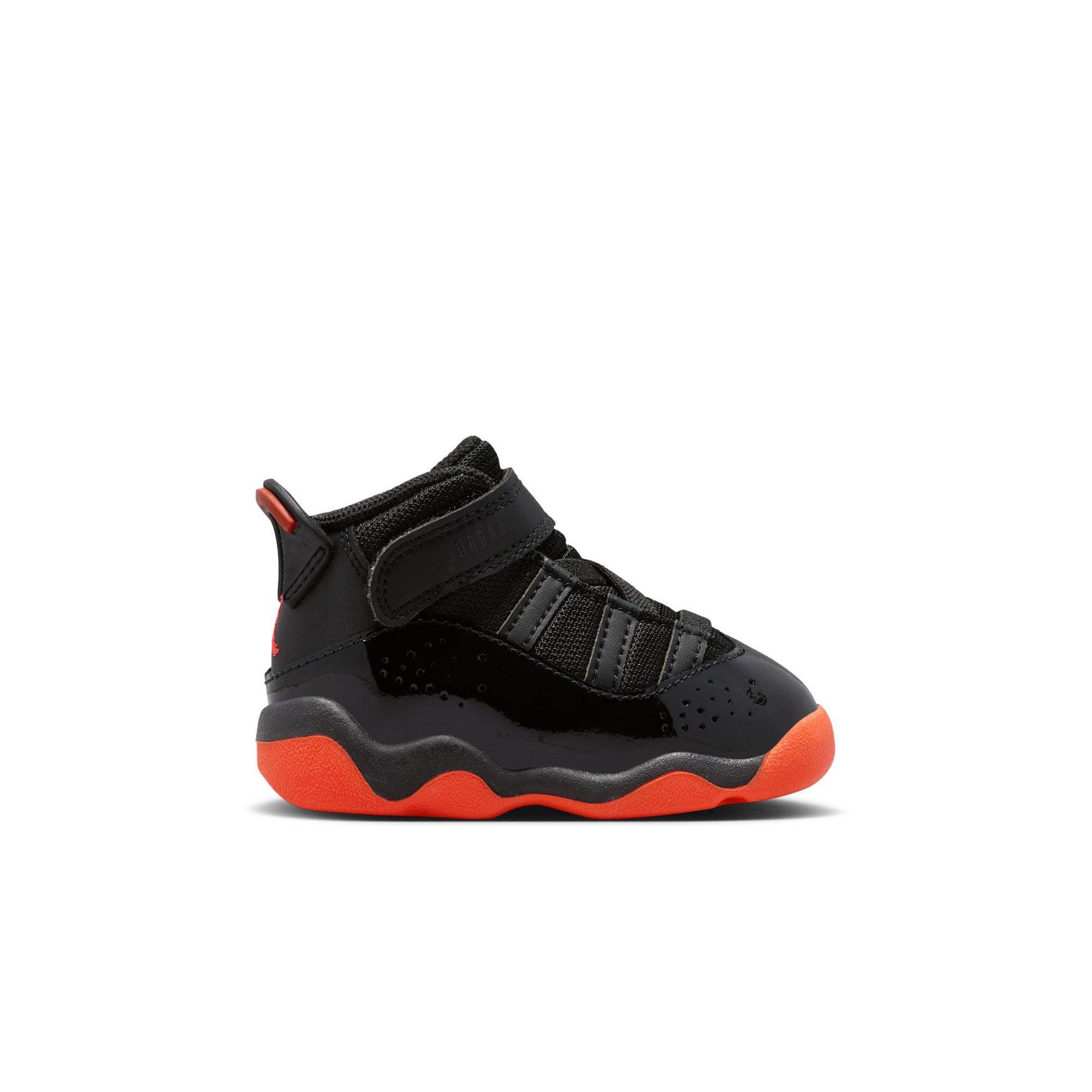 Jordan 6 Rings "Black/Infrared 23" Toddler Boys' Shoe - BLACK/INFRARED Thumbnail View 1