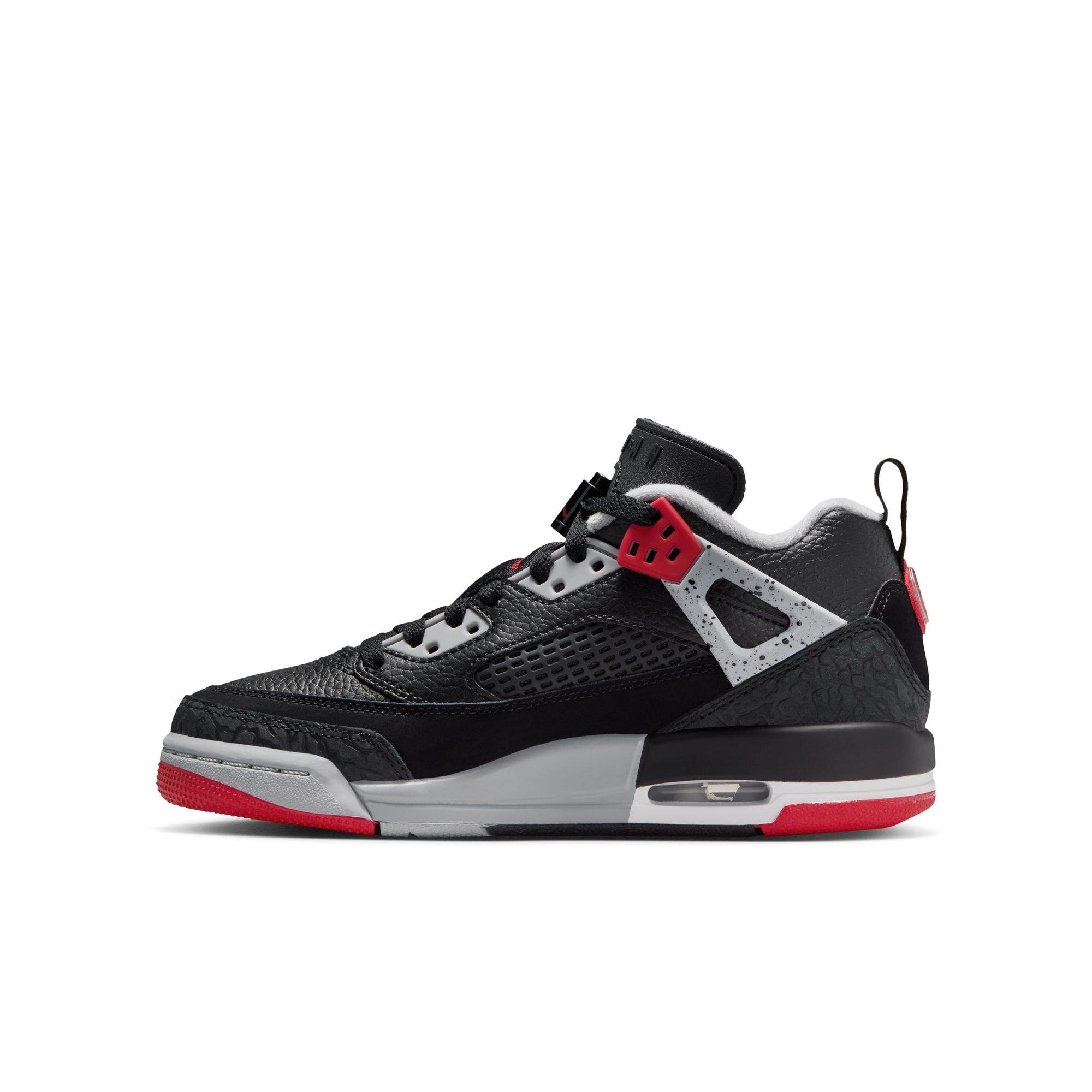 Jordan Spizike Low Grade School Boys' "Black/Gym Red/Wolf Grey/White" Shoe