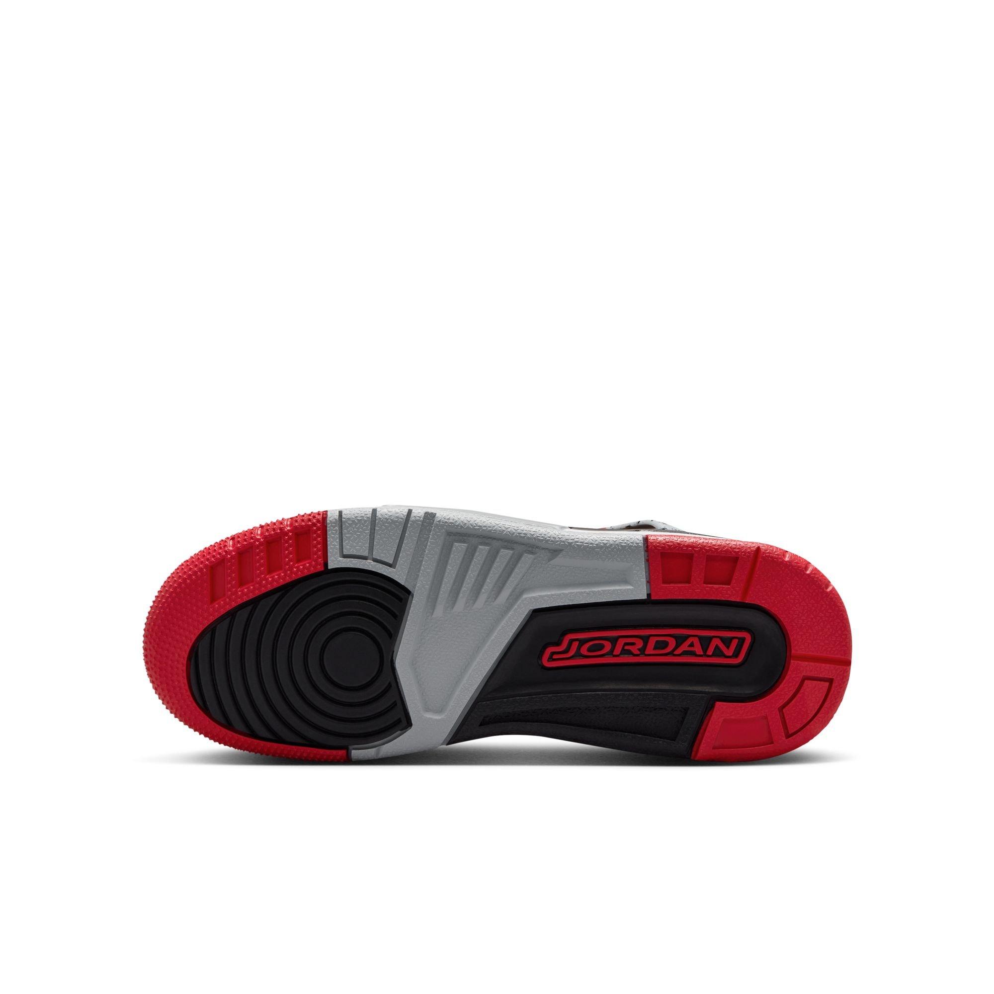 Jordan Spizike Low Grade School Boys' "Black/Gym Red/Wolf Grey/White" Shoe